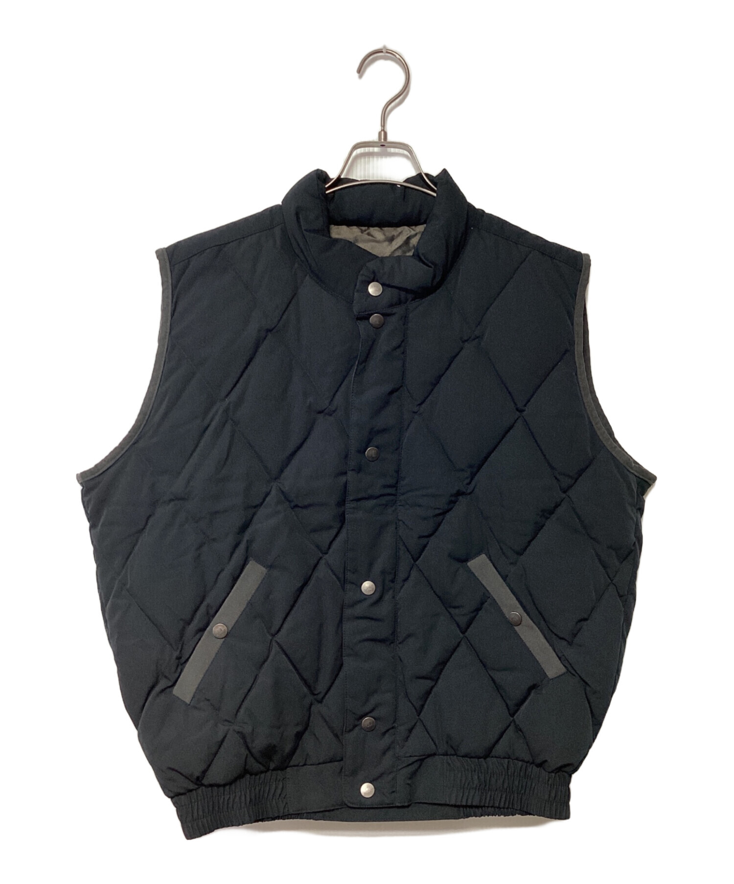 中古・古着通販】dunhill (ダンヒル) ダウンベスト ブラック サイズ:L