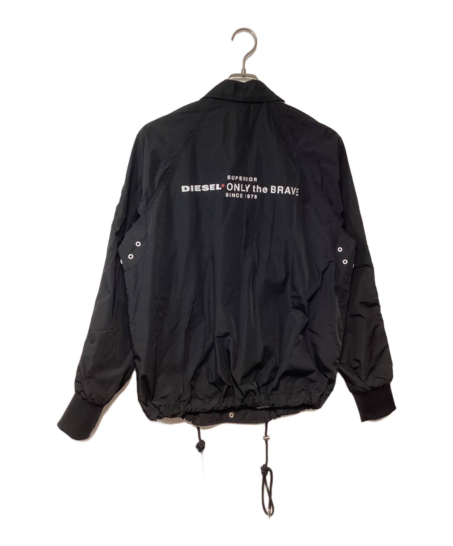 中古・古着通販】DIESEL (ディーゼル) コーチジャケット ブラック×オフ