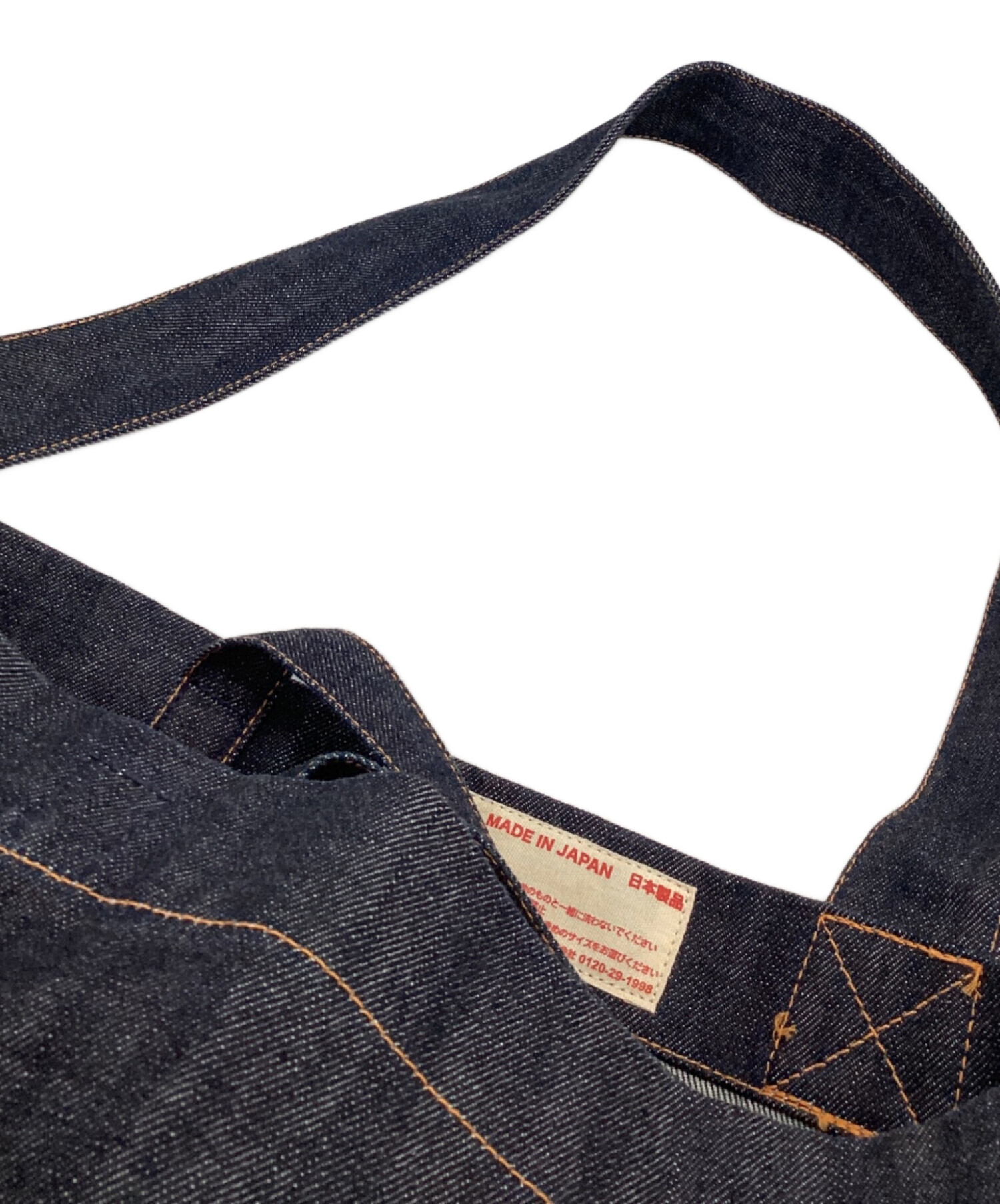 中古・古着通販】EVISU (エヴィス) デニムトートバッグ ネイビー