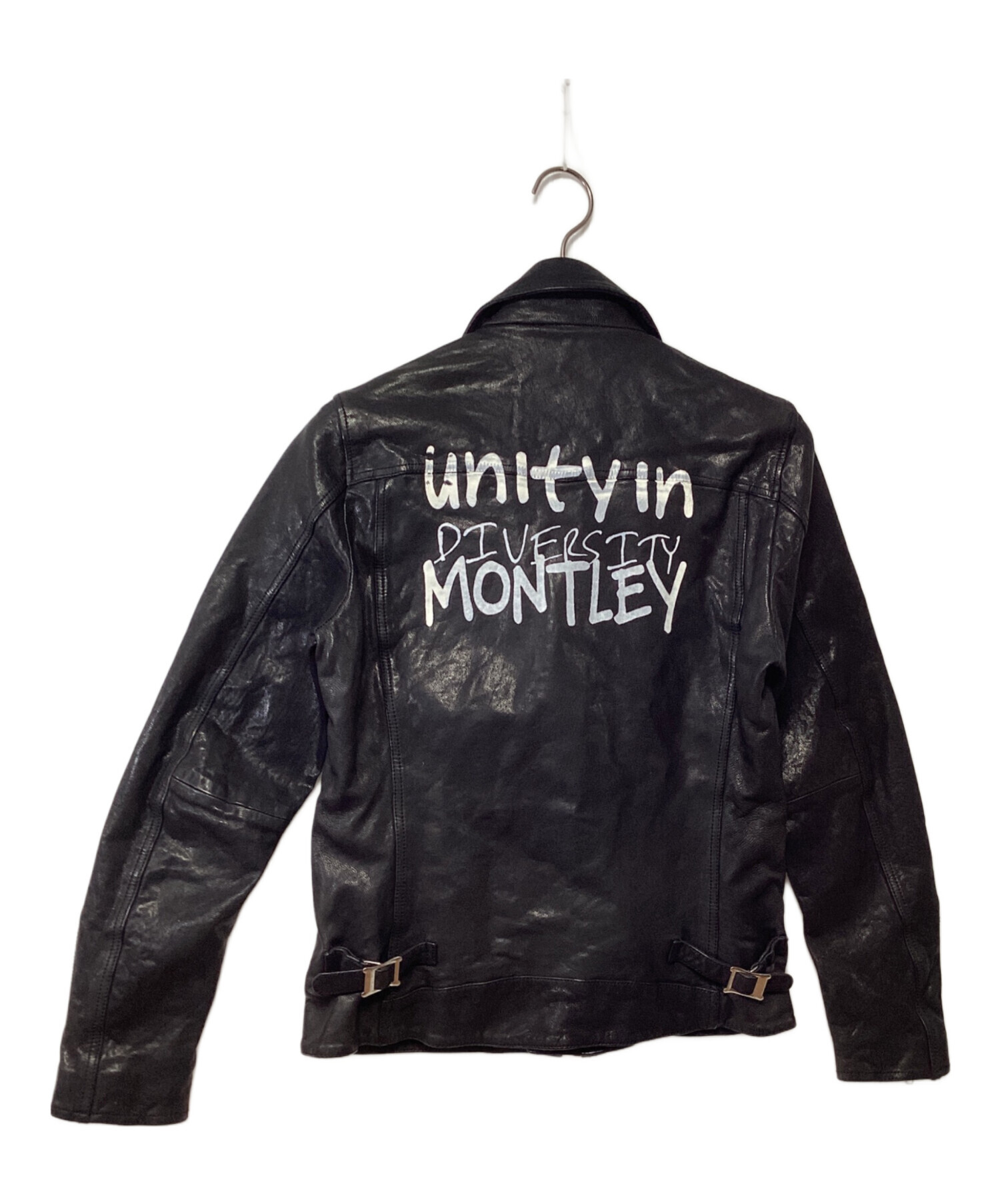 中古・古着通販】Montley (モーレー) レザージャケット ブラック 