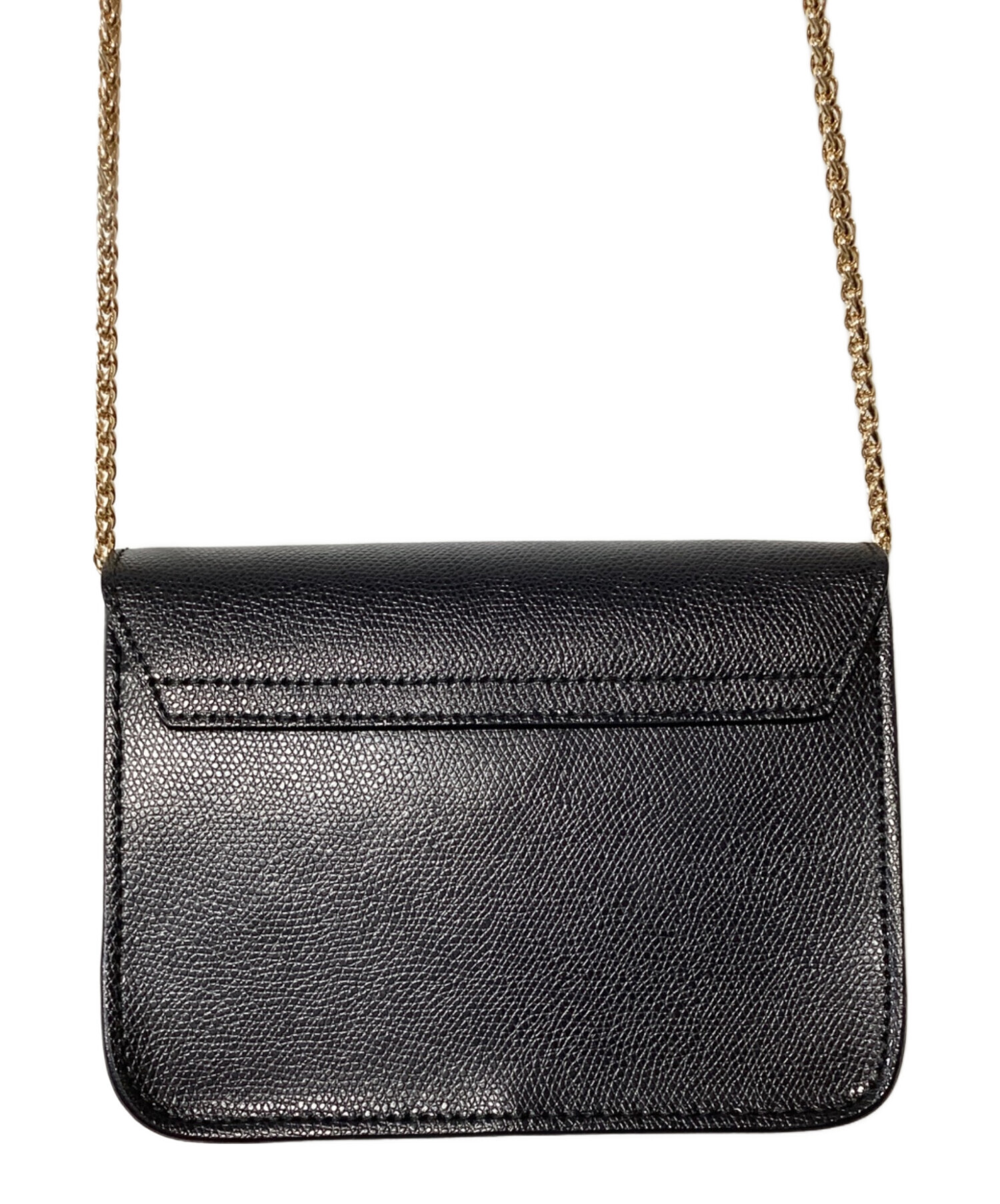 中古・古着通販】FURLA (フルラ) チェーンショルダーバッグ ブラック 