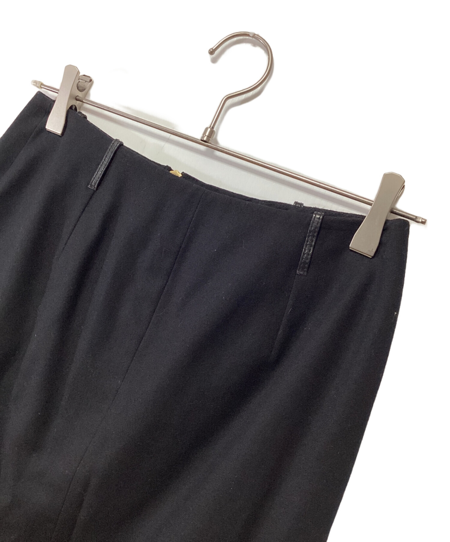 中古・古着通販】GUCCI (グッチ) ウールスカート ブラック サイズ:38