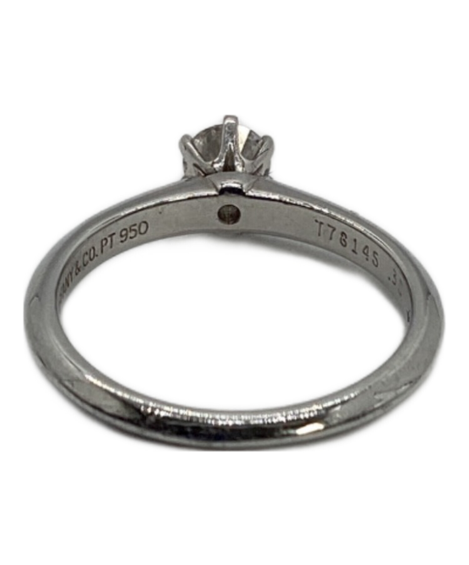 Tiffany & Co. ティファニー リング ソリテール PT950 D0.3ct 刻印 