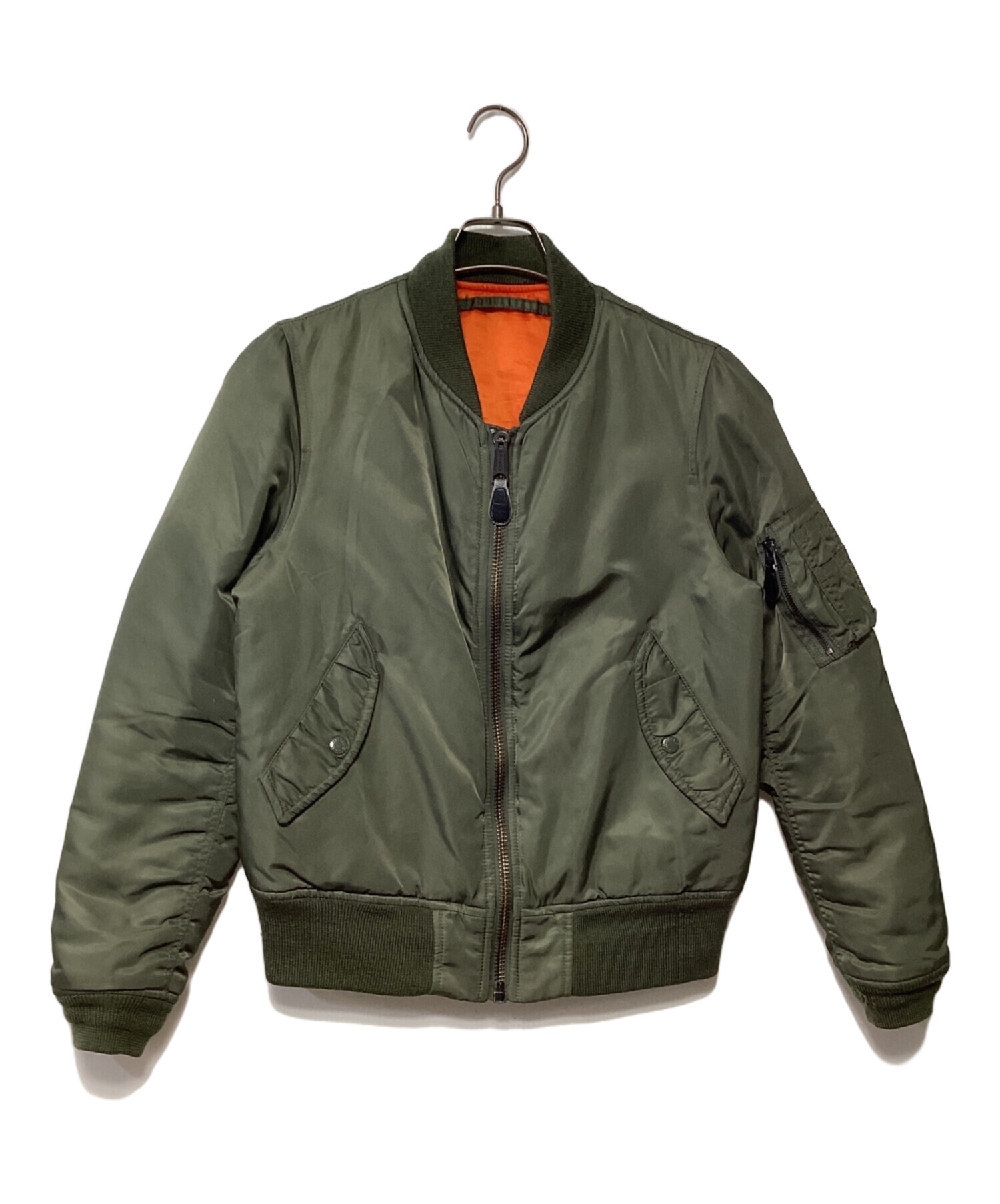 中古・古着通販】AVIREX (アヴィレックス) MA-1ジャケット グリーン