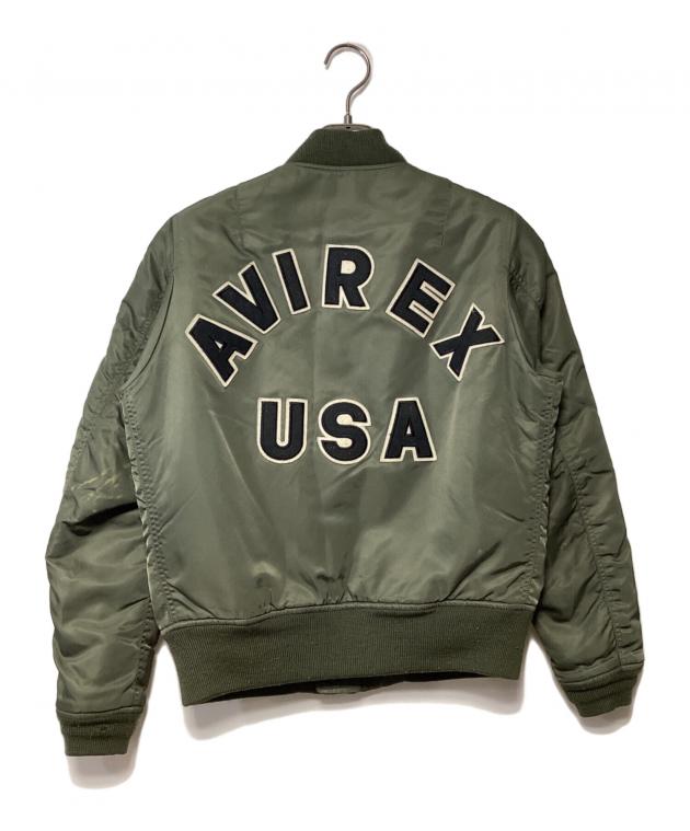 中古・古着通販】AVIREX (アヴィレックス) MA-1ジャケット グリーン