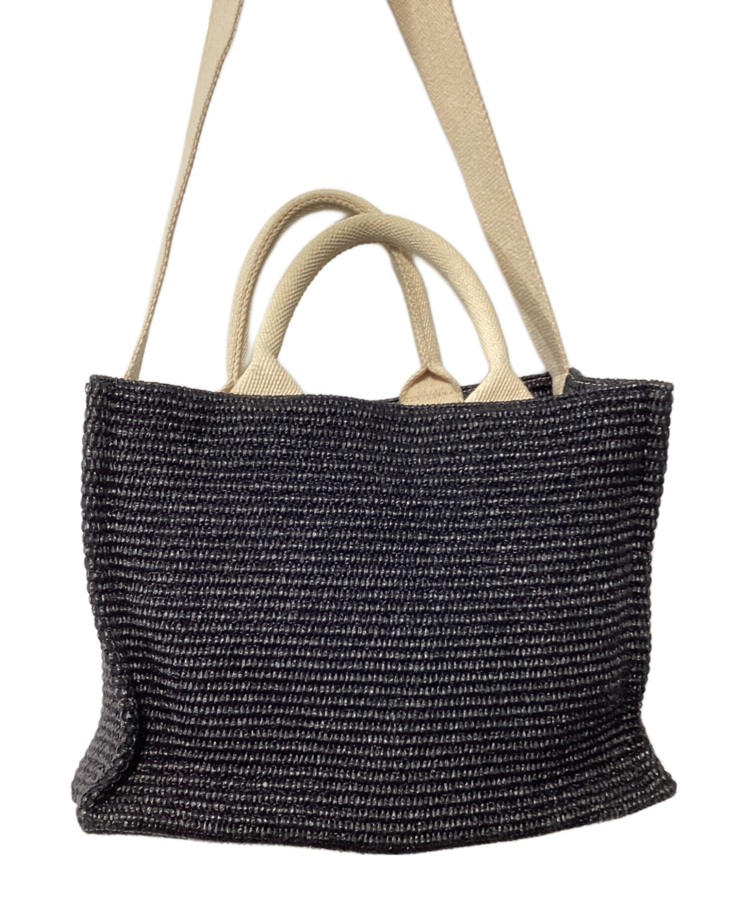 中古・古着通販】MARNI (マルニ) カゴバッグ ブラック｜ブランド・古着