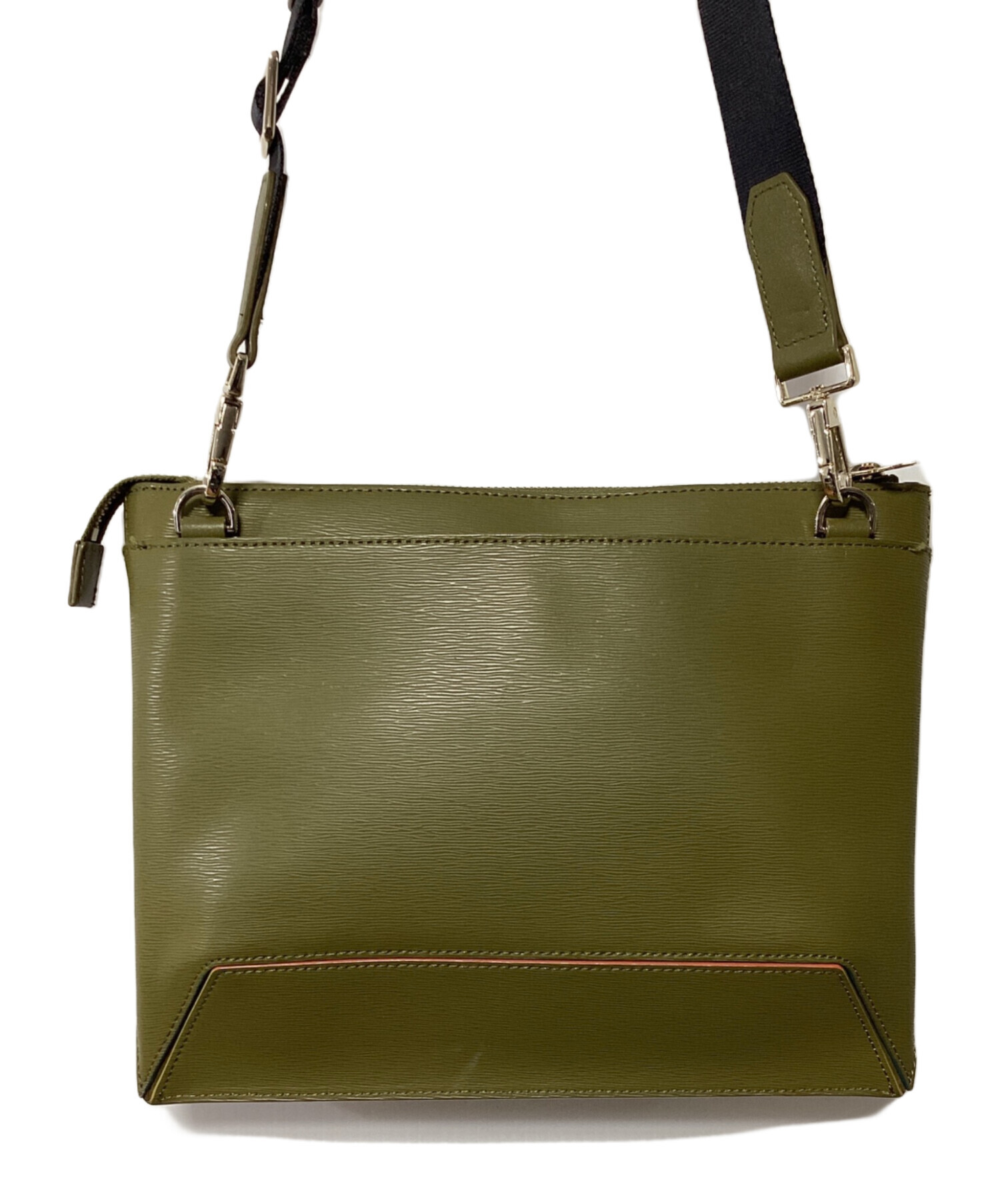 中古・古着通販】PAUL SMITH (ポールスミス) ショルダーバッグ カーキ 