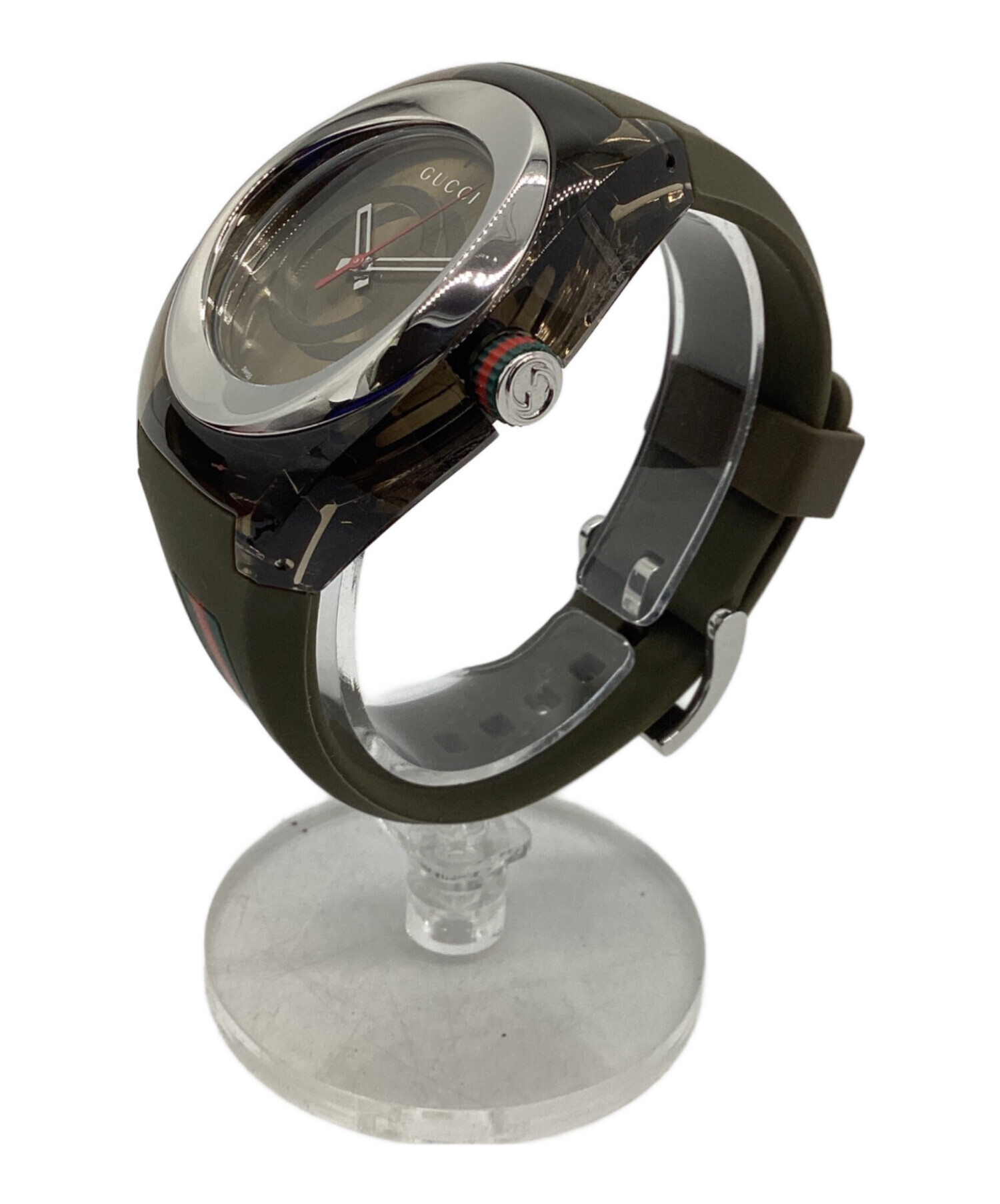 中古・古着通販】GUCCI (グッチ) リストウォッチ カーキ｜ブランド