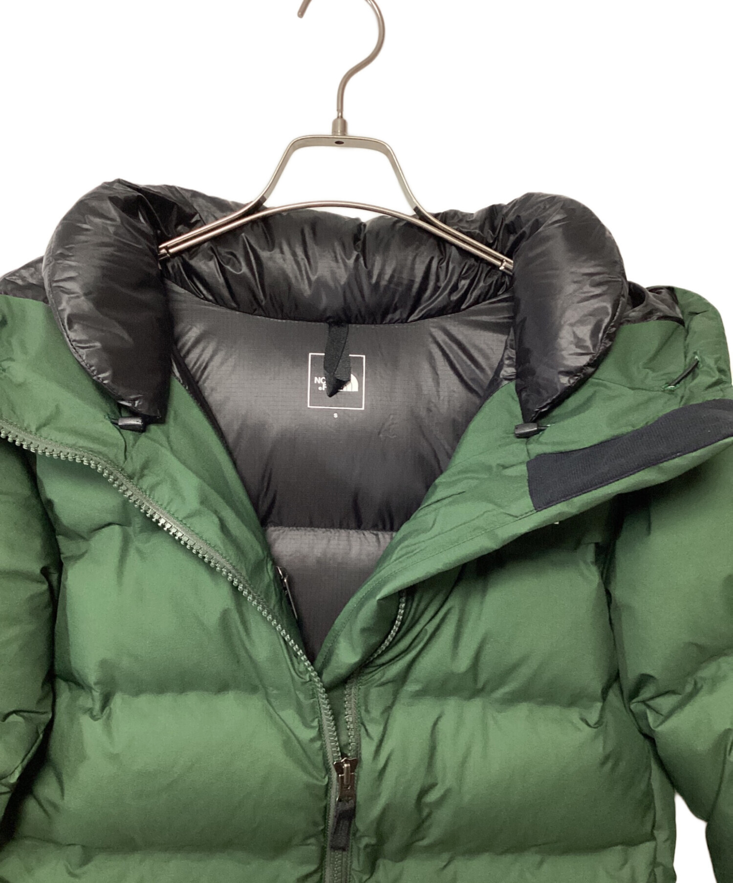 サ*ア様 ノースフェイス ダウンジャケット グリーン 古着 Lサイズ 中古・古着通販】THE NORTH FACE (ザ ノース フェイス) ダウン