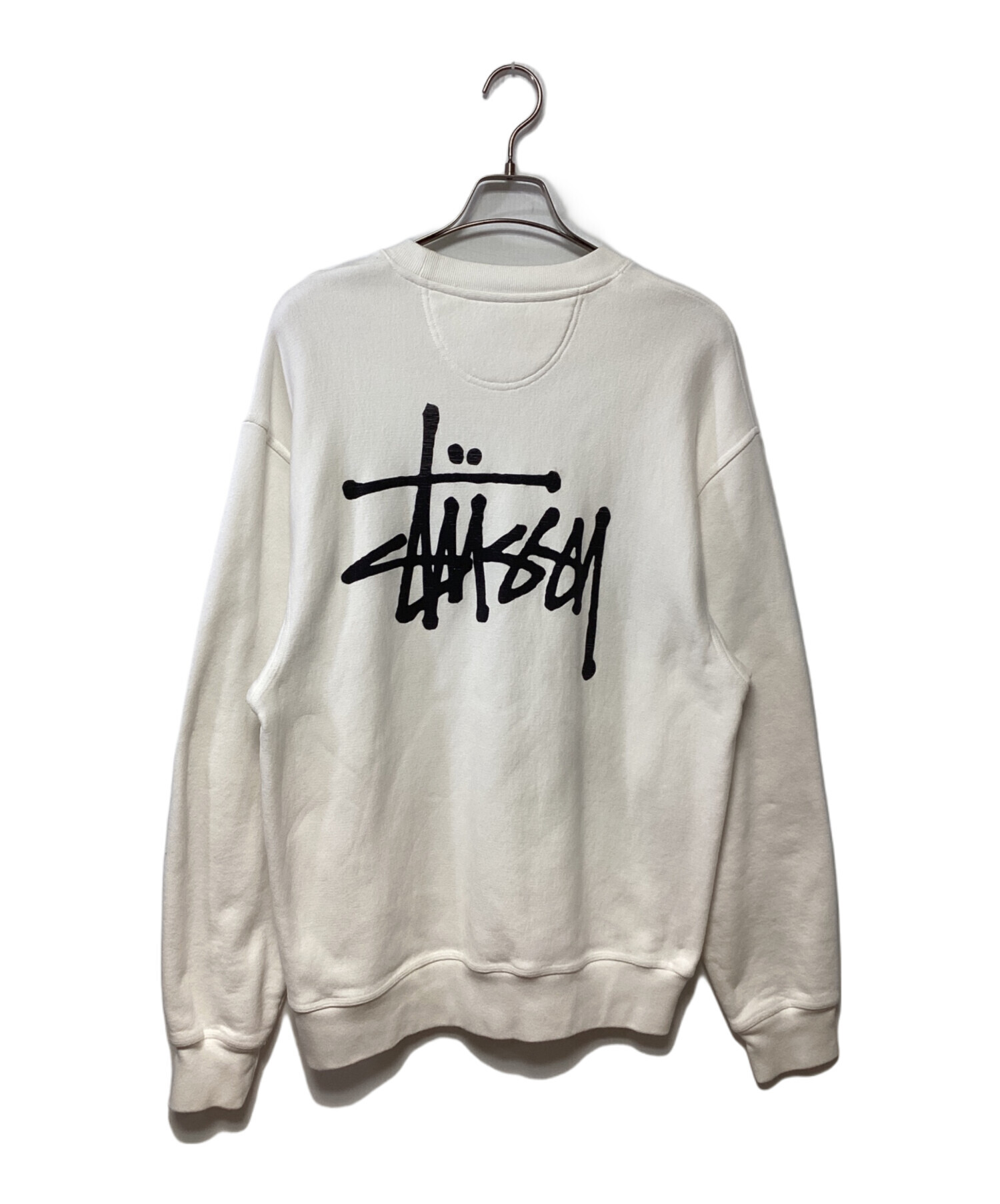 中古・古着通販】stussy (ステューシー) スウェット ホワイト サイズ 