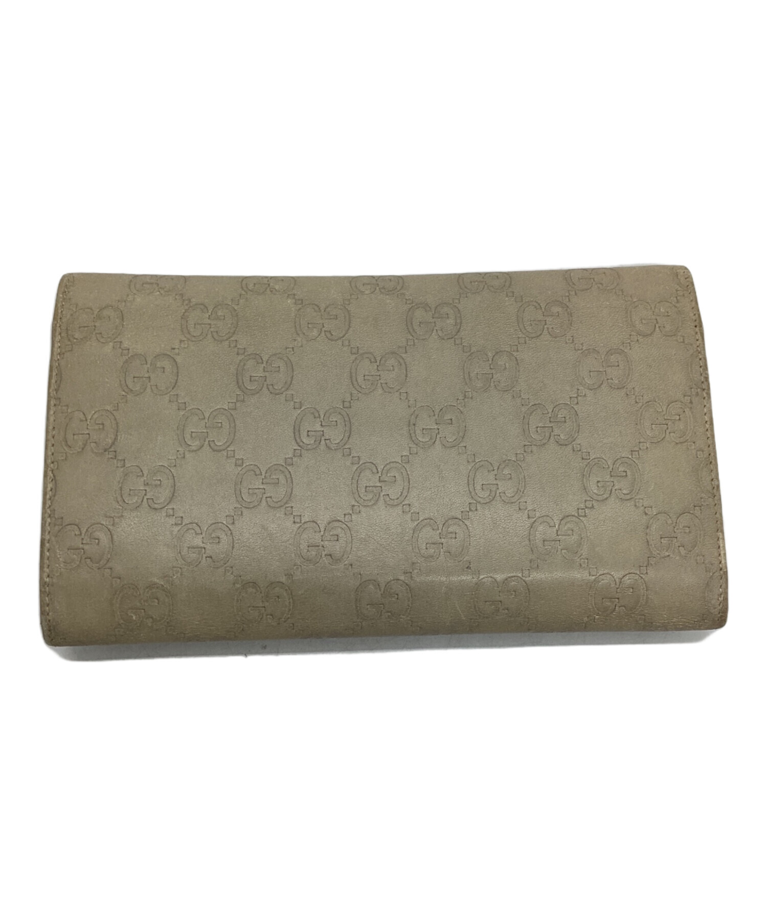 中古・古着通販】GUCCI (グッチ) 長財布 ベージュ｜ブランド・古着通販