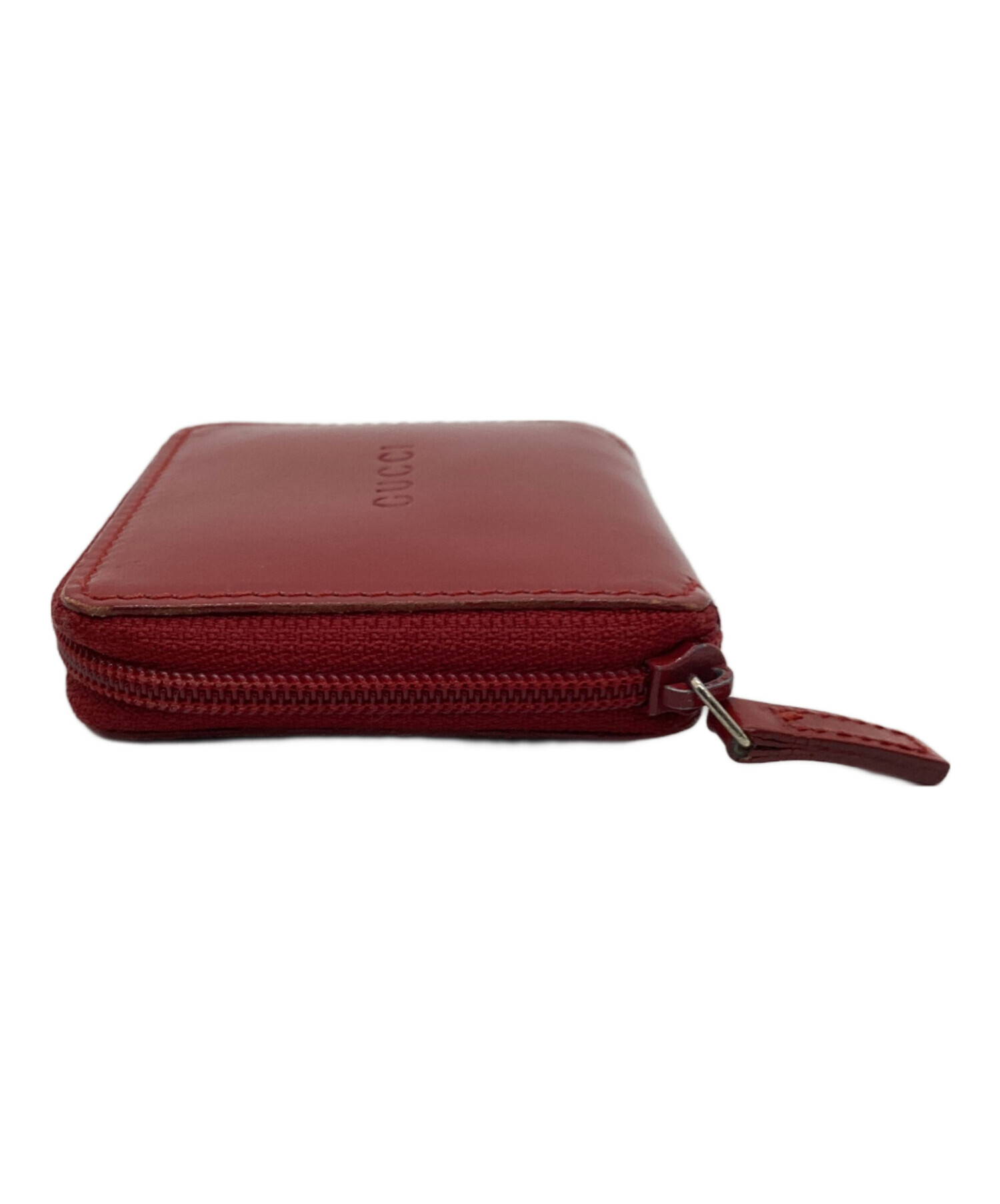 GUCCI グッチ　ケース　小銭入れ　赤　レッド 中古・古着通販】GUCCI (グッチ) コインケース レッド｜ブランド・古着