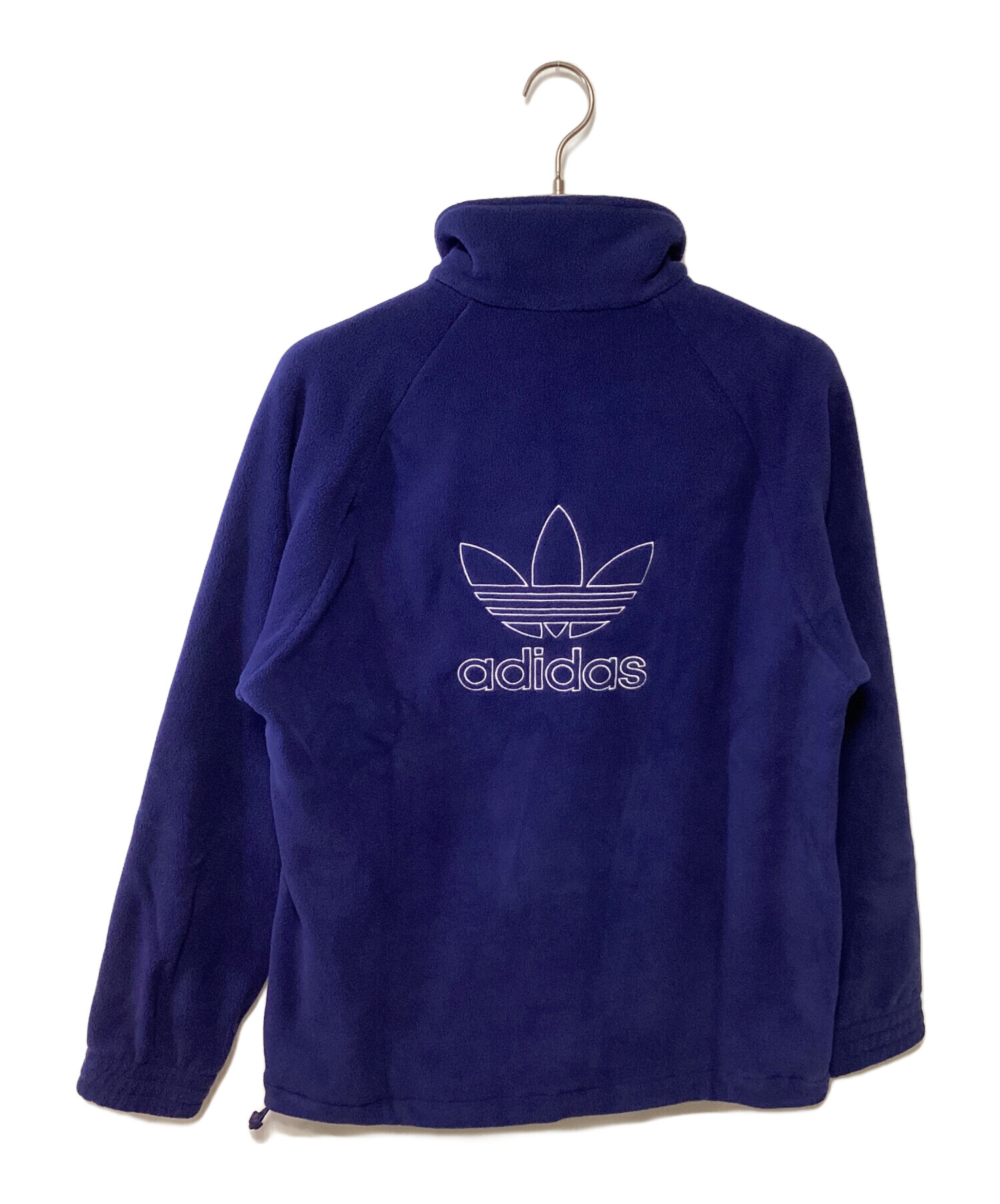 中古・古着通販】adidas (アディダス) フリースジャケット ネイビー