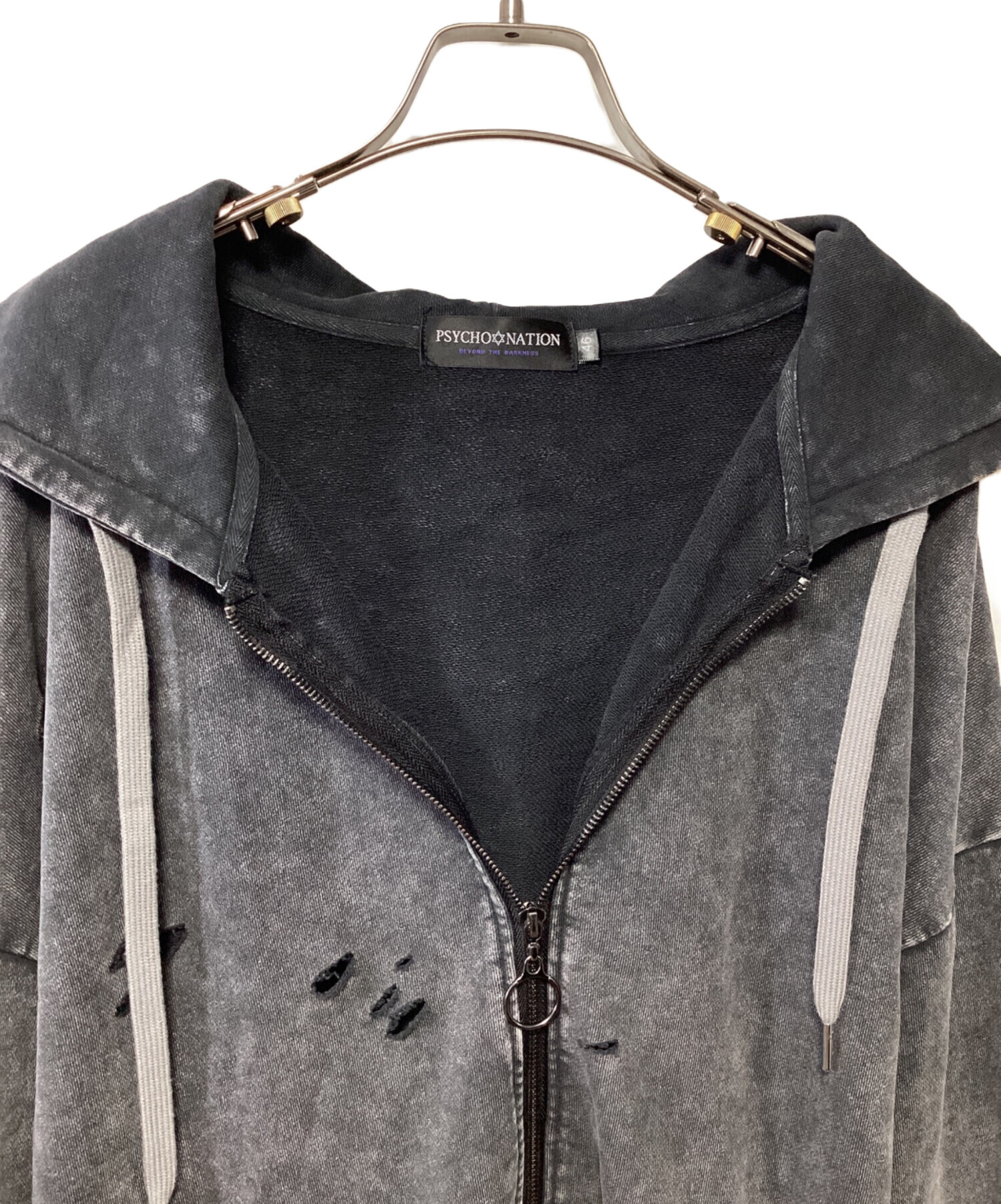 中古・古着通販】PSYCHO NATION (サイコネーション) ジップパーカー