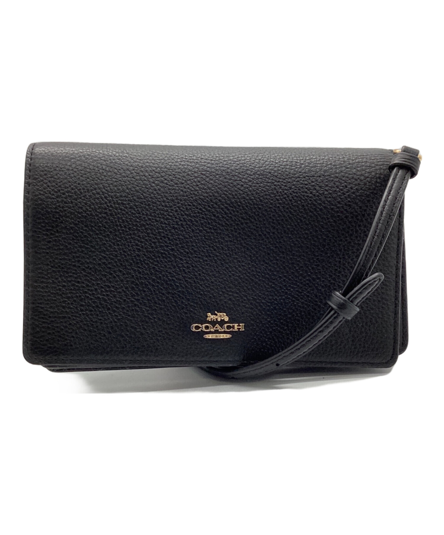 ミニウォレット 中古品 中古・古着通販】COACH (コーチ) ショルダーウォレット ブラック