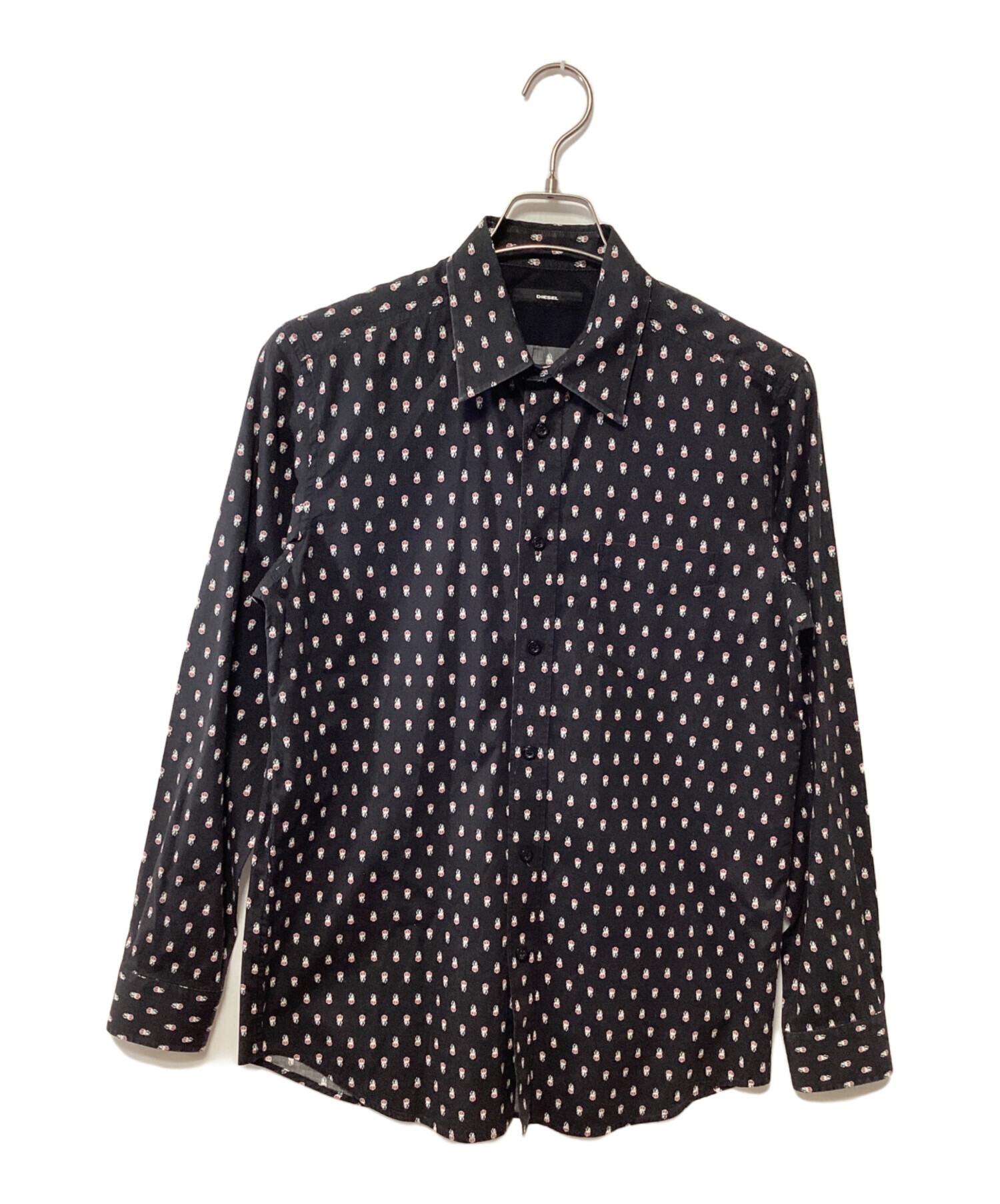 中古・古着通販】DIESEL (ディーゼル) 長袖シャツ ブラック サイズ:S 