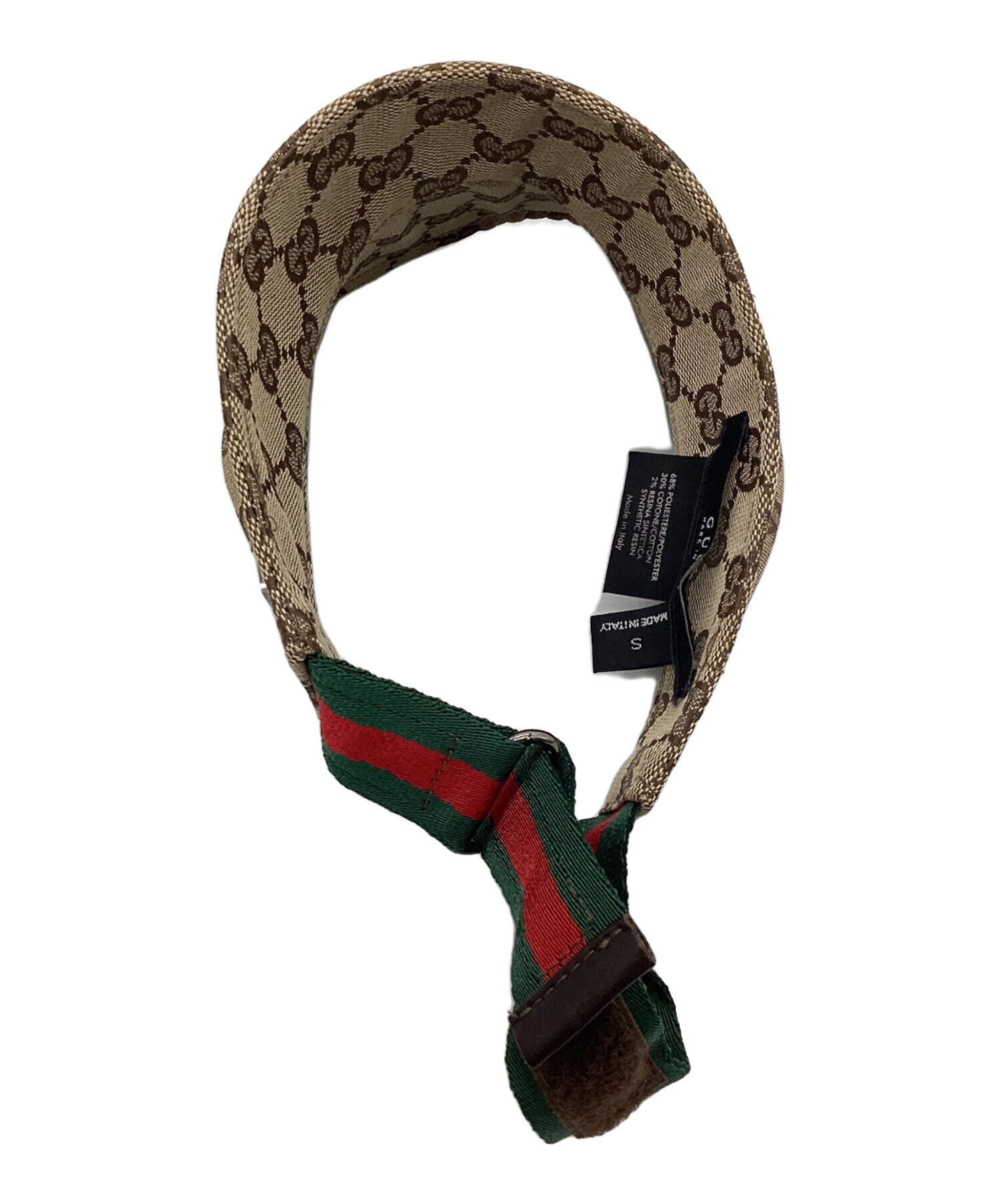 中古・古着通販】GUCCI (グッチ) サンバイザー ベージュ サイズ:S