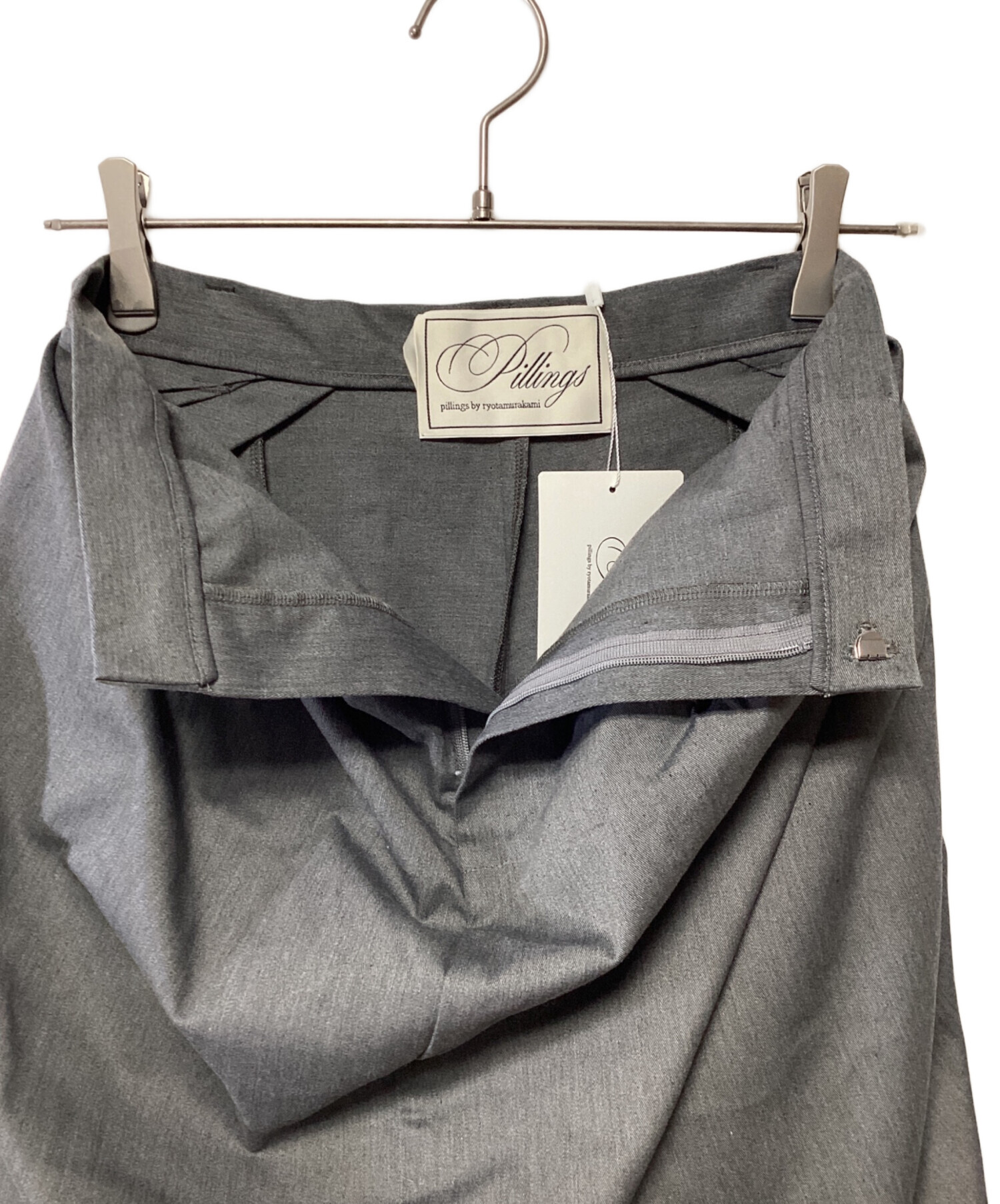 中古・古着通販】pillings (ピリングス) しわパンツ グレー サイズ:1