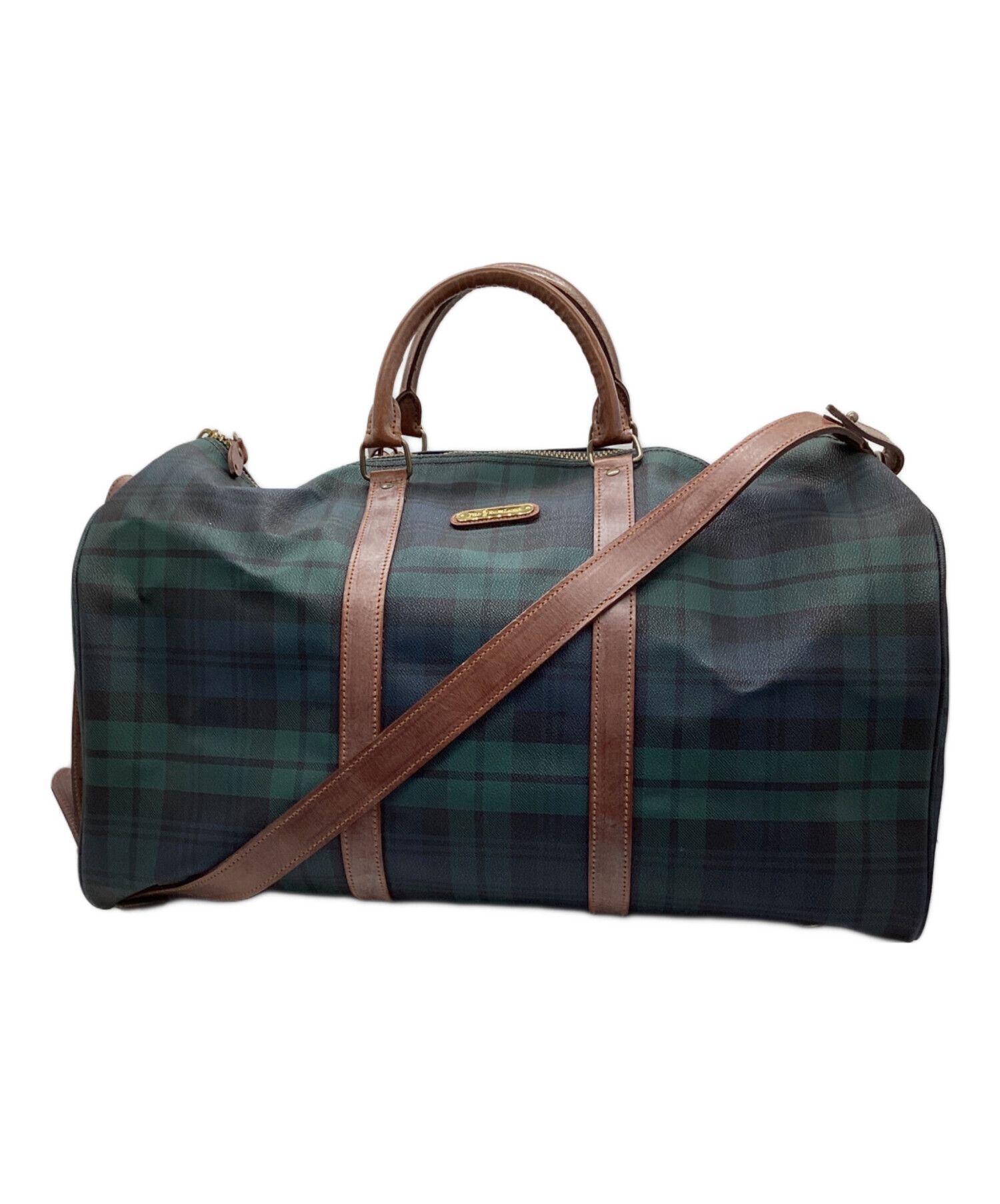 Polo Ralph Lauren ボストンバッグ グリーン・ネイビー 中古・古着通販】POLO RALPH LAUREN (ポロ・ラルフローレン) ミニ