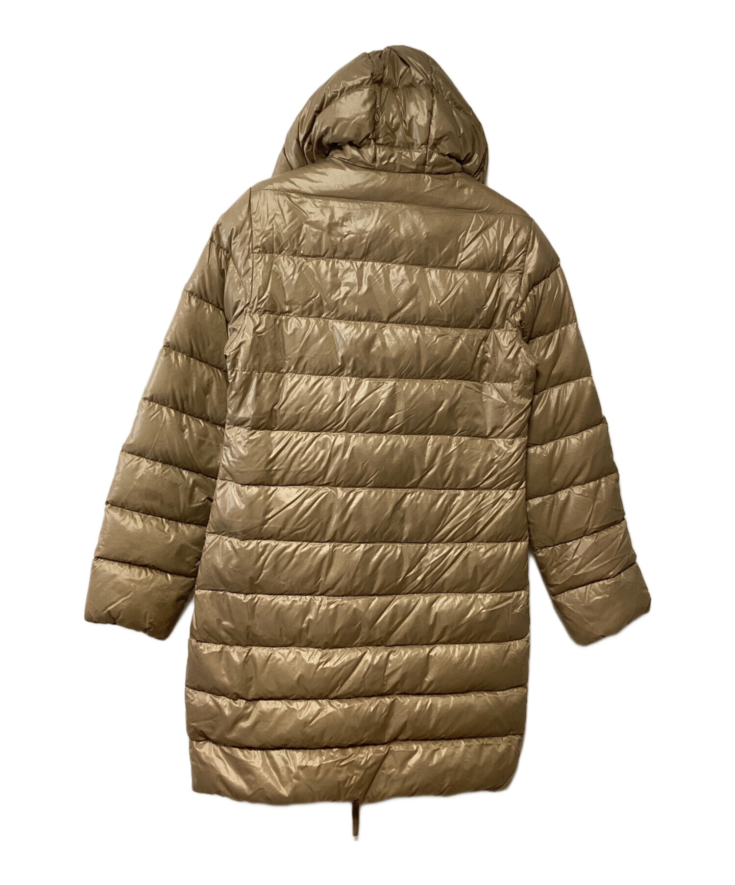 【美品】デュべティカ　ダウンコート　DUVETICA ベージュ　40 DUVETICA（デュベティカ） ダウンジャケット 40 ベージュ レディース