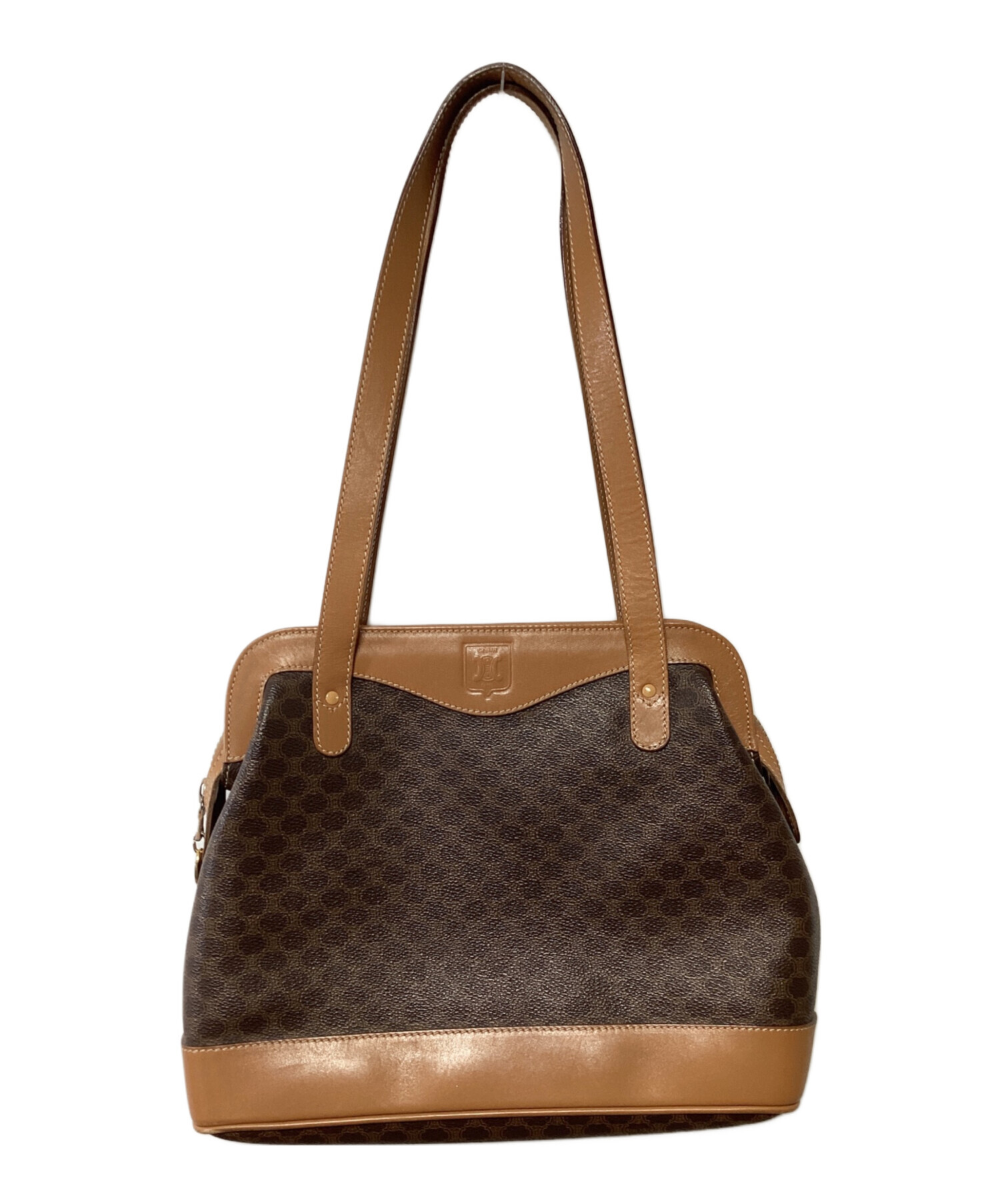 中古・古着通販】CELINE (セリーヌ) トートバッグ ベージュ×ブラウン 