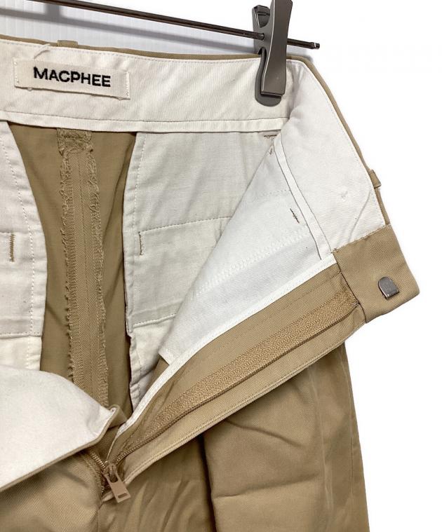 中古・古着通販】MACPHEE (マカフィー) コットンチノタックワイド
