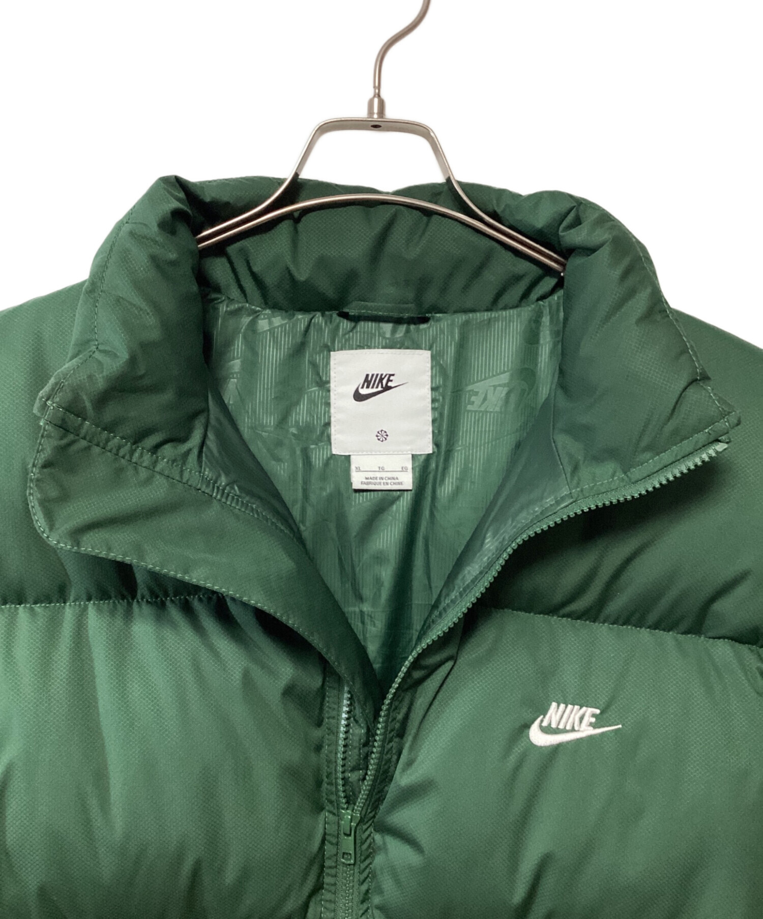 中古・古着通販】NIKE (ナイキ) TFクラブパファージャケット グリーン