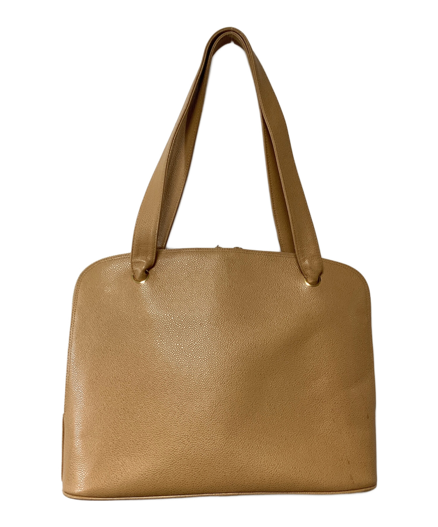 中古・古着通販】CHANEL (シャネル) ココマークトートバッグ ベージュ