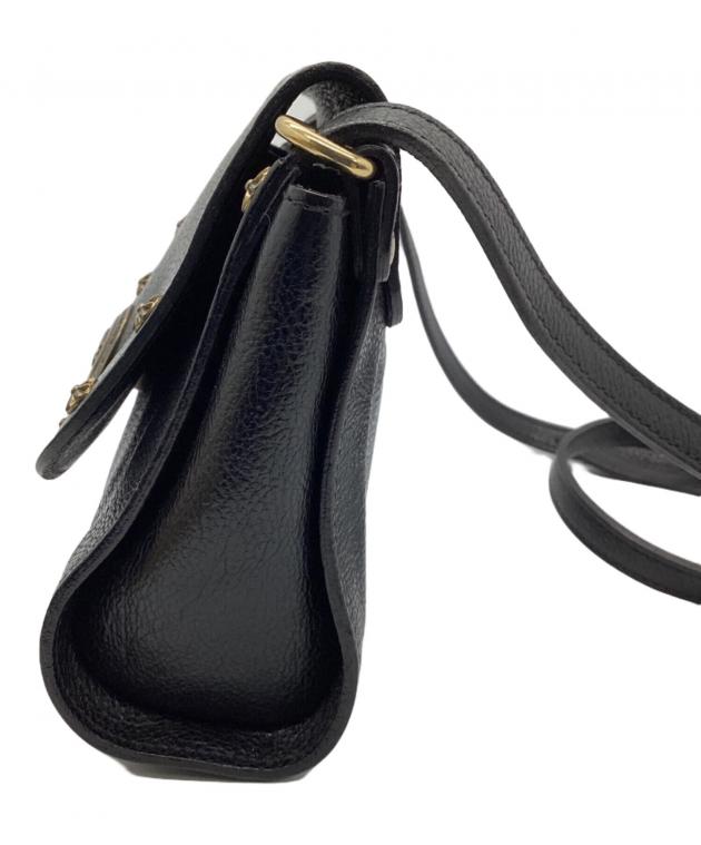 未使用　タグ付き　IL BISONTE ショルダーバッグ　ブラック　デカロゴ 未使用 タグ付き IL BISONTE ショルダーバッグ ブラック デカロゴ