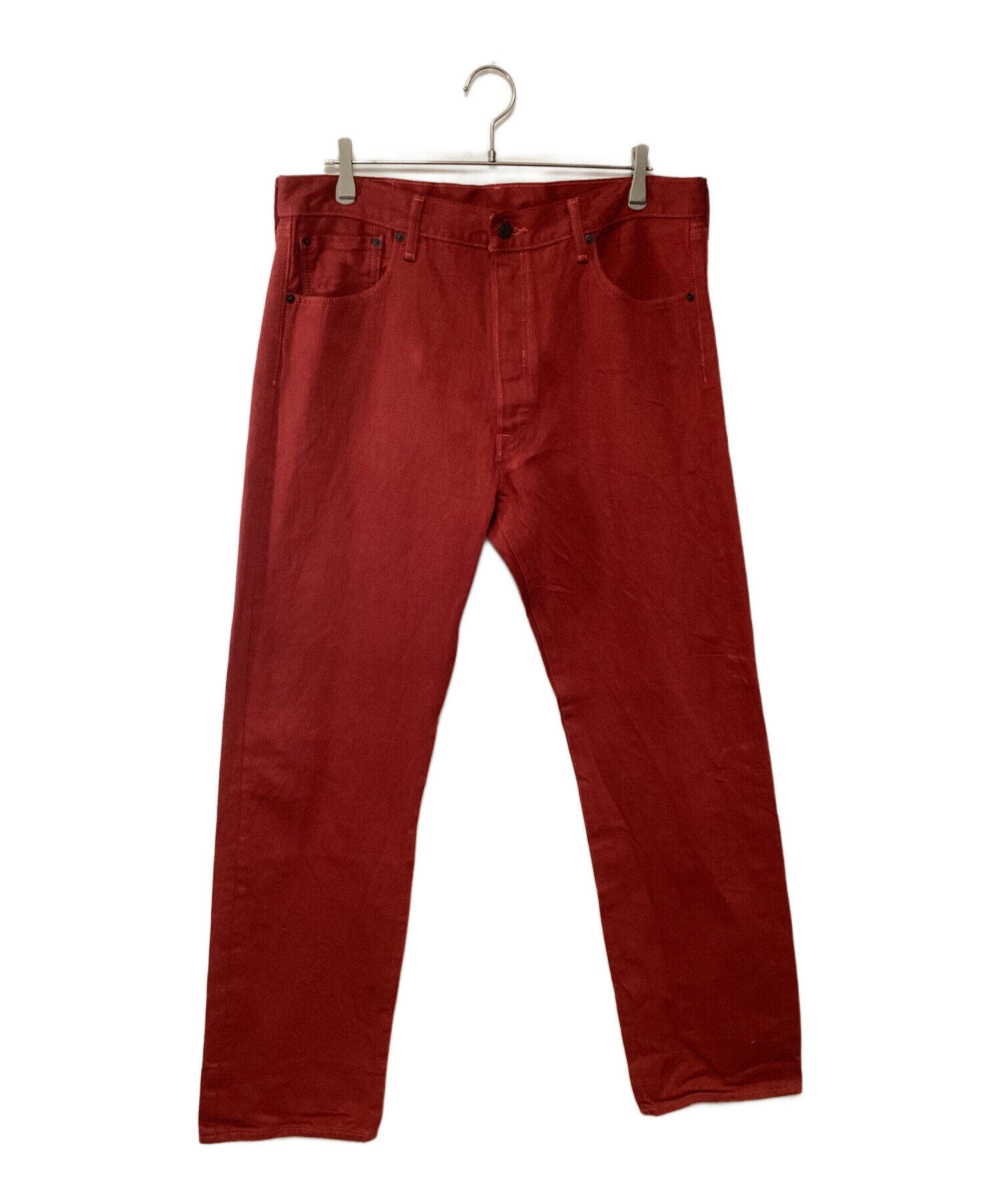 中古・古着通販】LEVI'S (リーバイス) デニムパンツ レッド サイズ