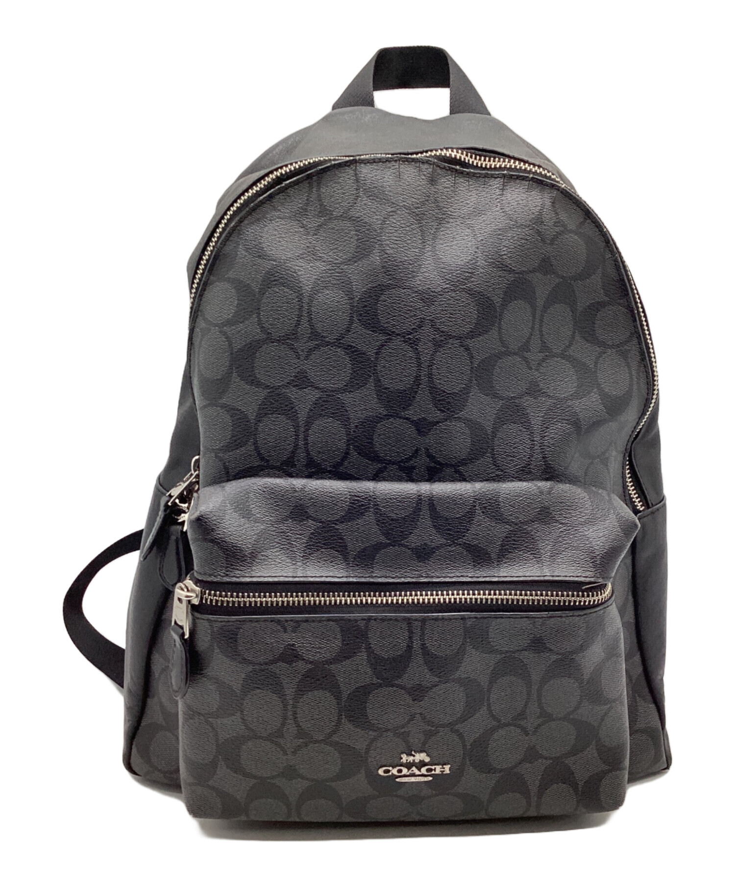 新品未使用品COACH ブラック リュック 中古・古着通販】COACH (コーチ) リュック ブラック｜ブランド・古着