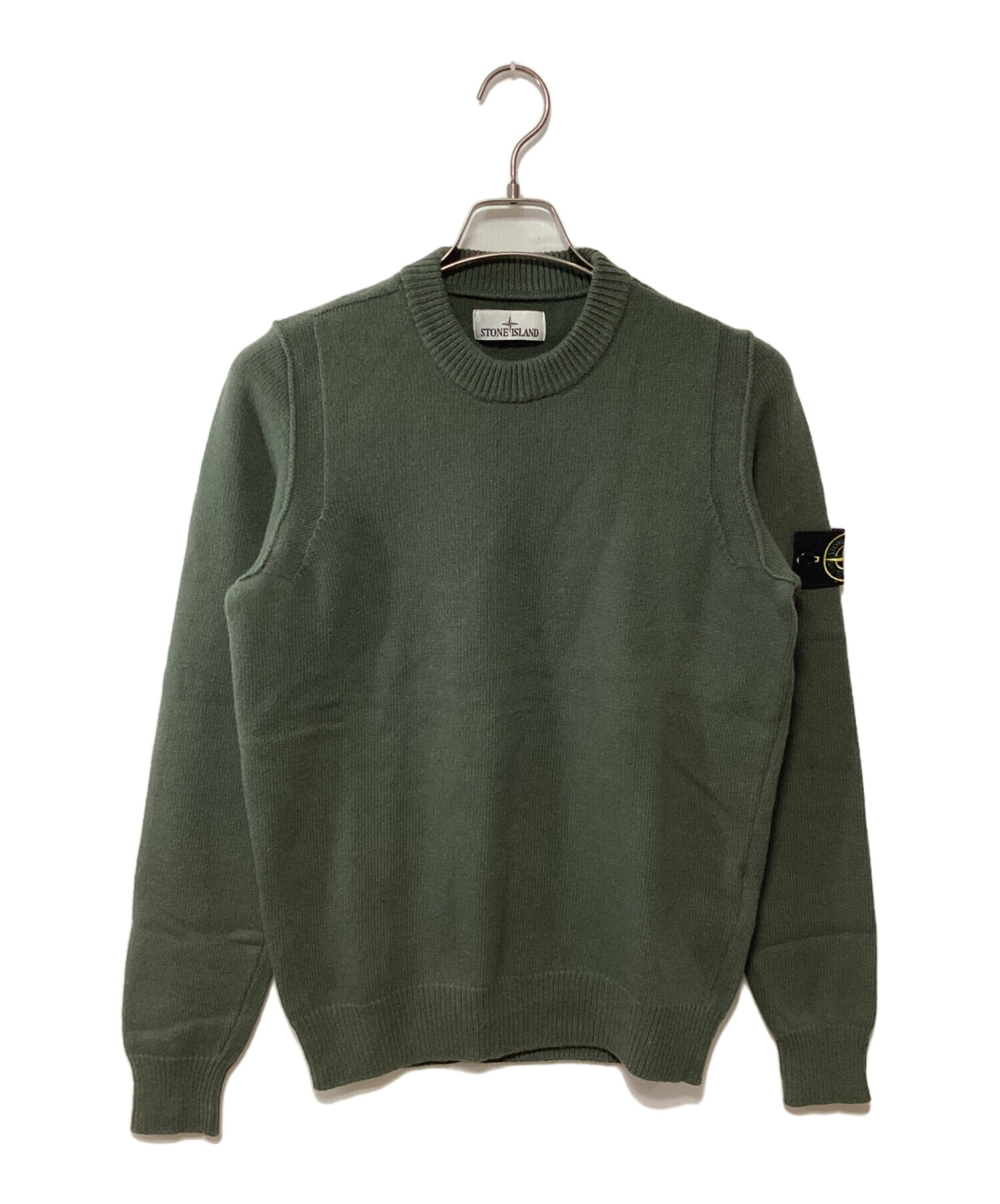 ストーンアイランド　stone  ニット　グリーンエッジ 中古・古着通販】STONE ISLAND (ストーンアイランド) 厚手ニット