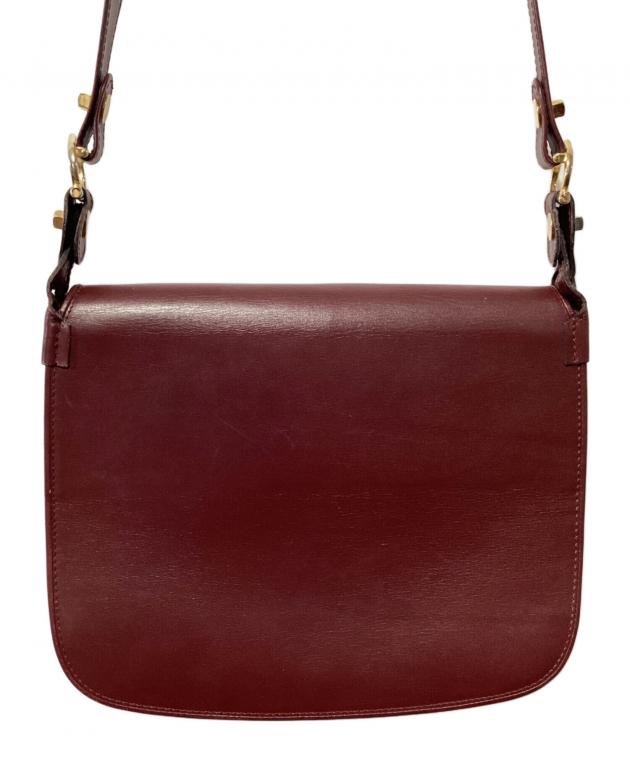 中古・古着通販】Cartier (カルティエ) ショルダーバッグ ボルドー