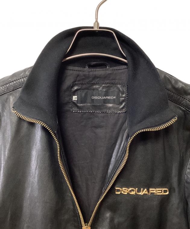 DSQUARED2 レザージャケット 48 中古・古着通販】DSQUARED2 (ディースクエアード) レザージャケット