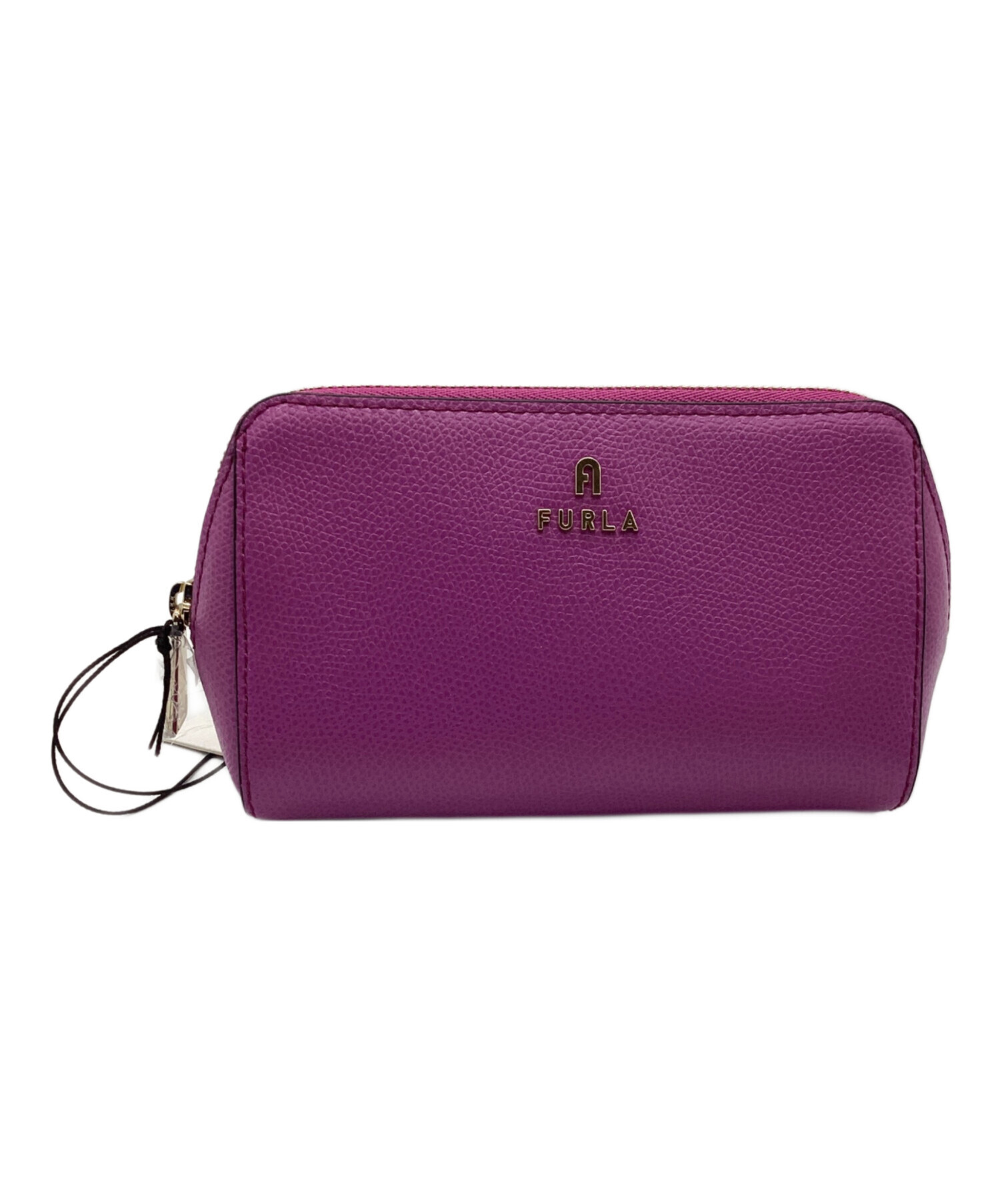 中古・古着通販】FURLA (フルラ) コスメポーチ パープル｜ブランド 