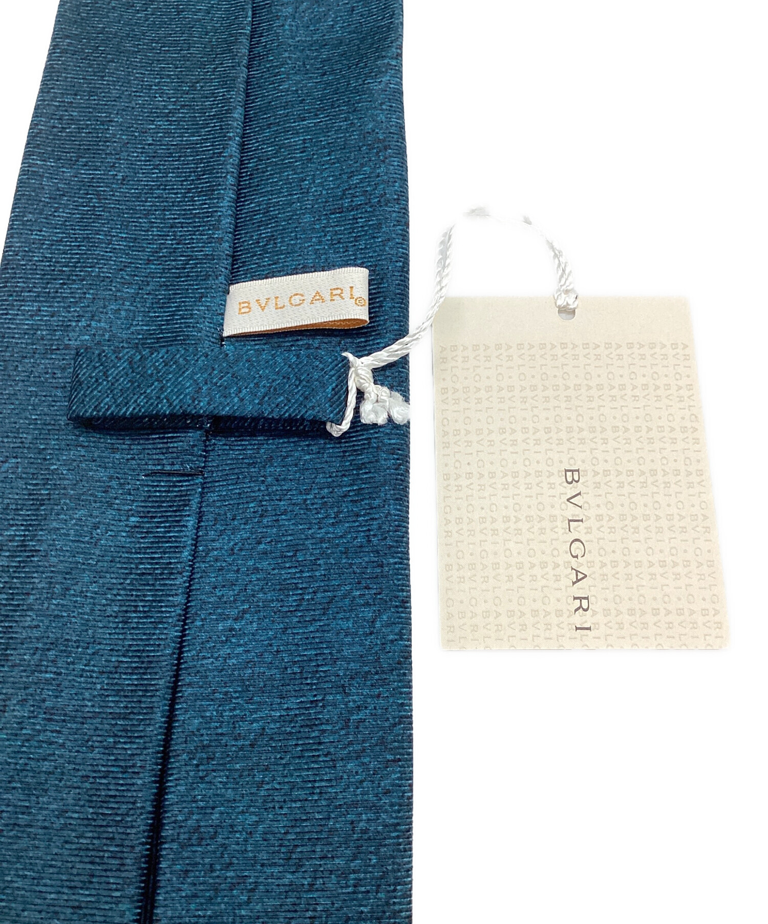 中古・古着通販】BVLGARI (ブルガリ) シルクネクタイ グリーン サイズ