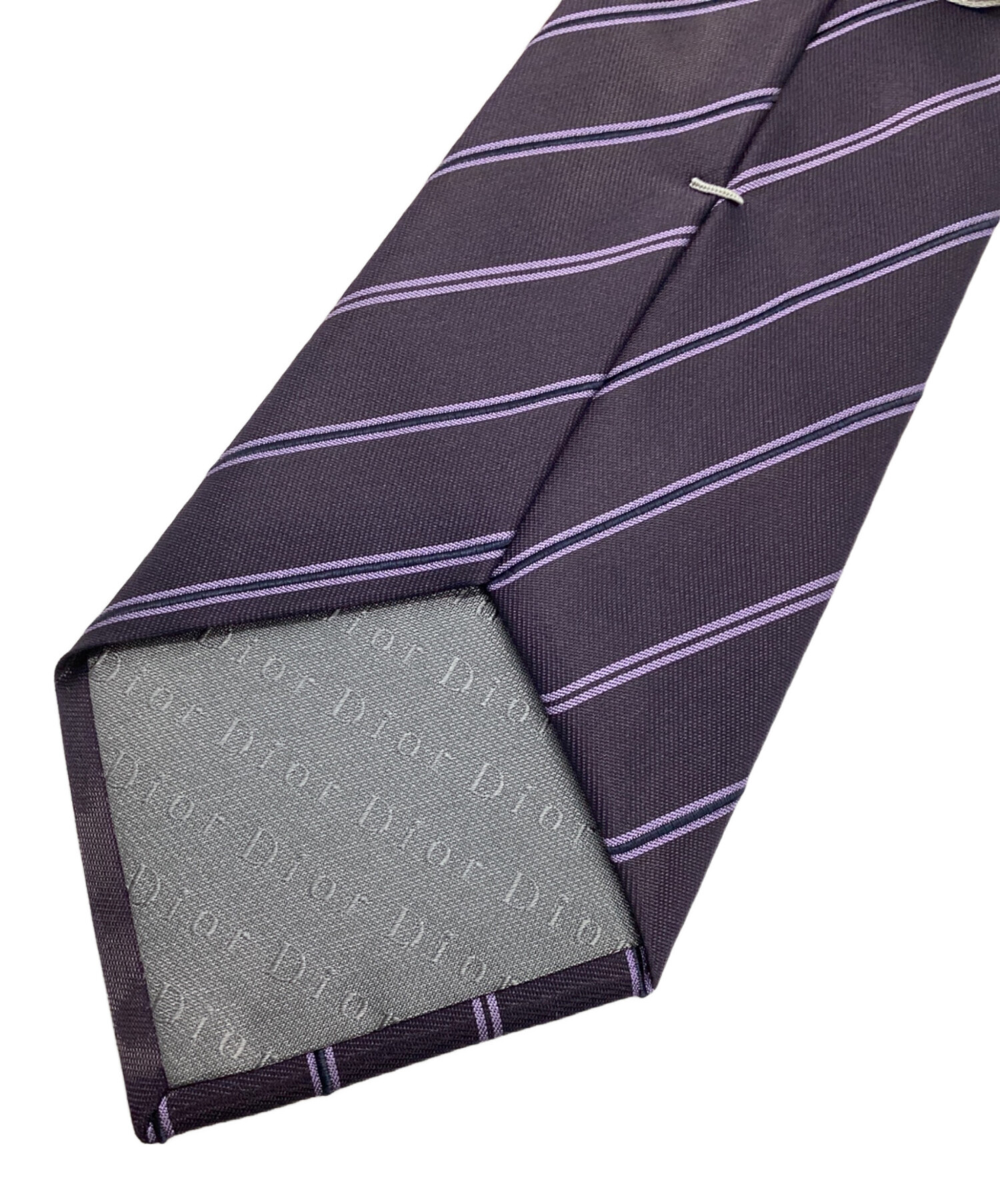 中古・古着通販】Dior (ディオール) シルクネクタイ パープル サイズ