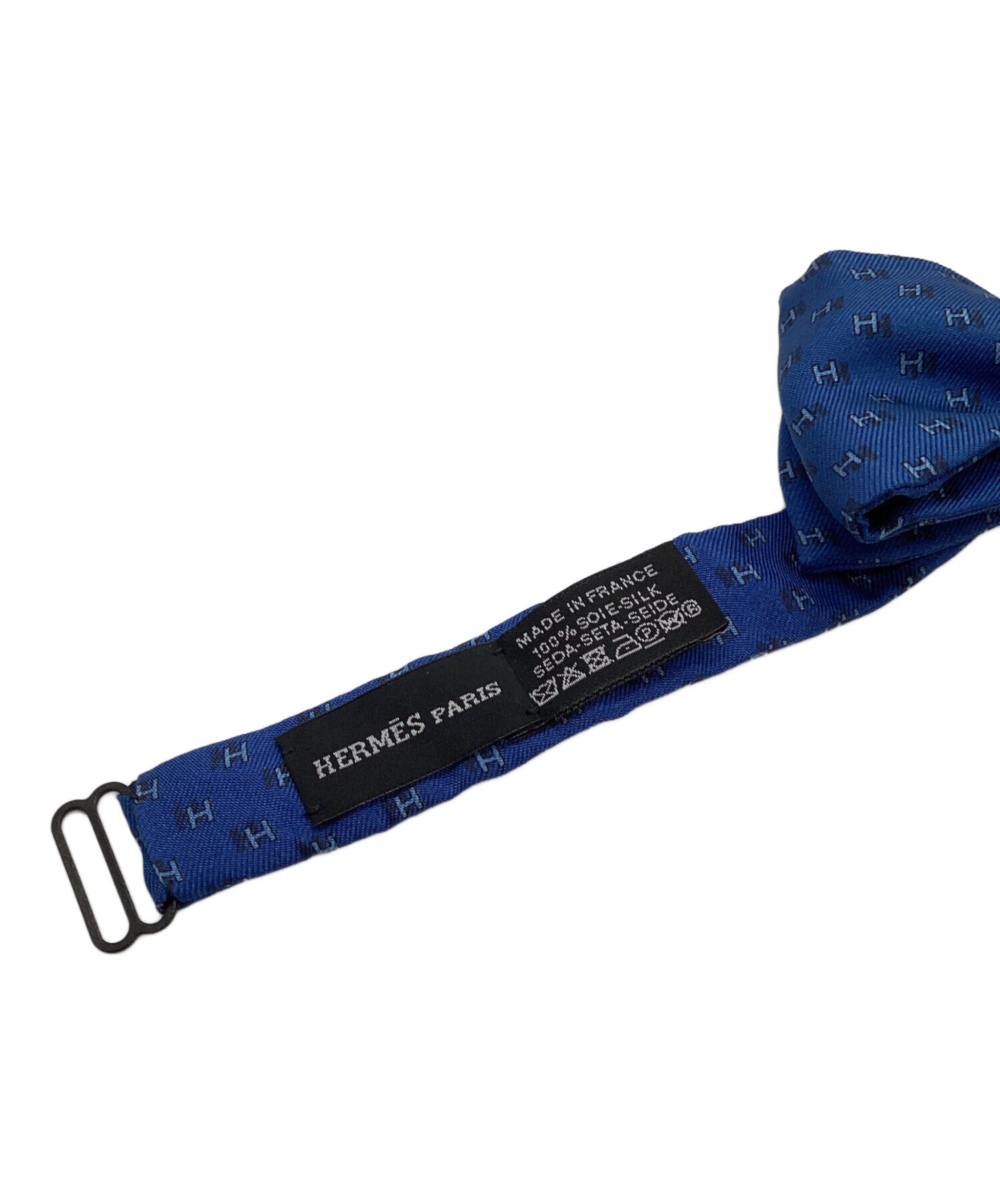 中古・古着通販】HERMES (エルメス) 蝶ネクタイ ブルー サイズ:記載