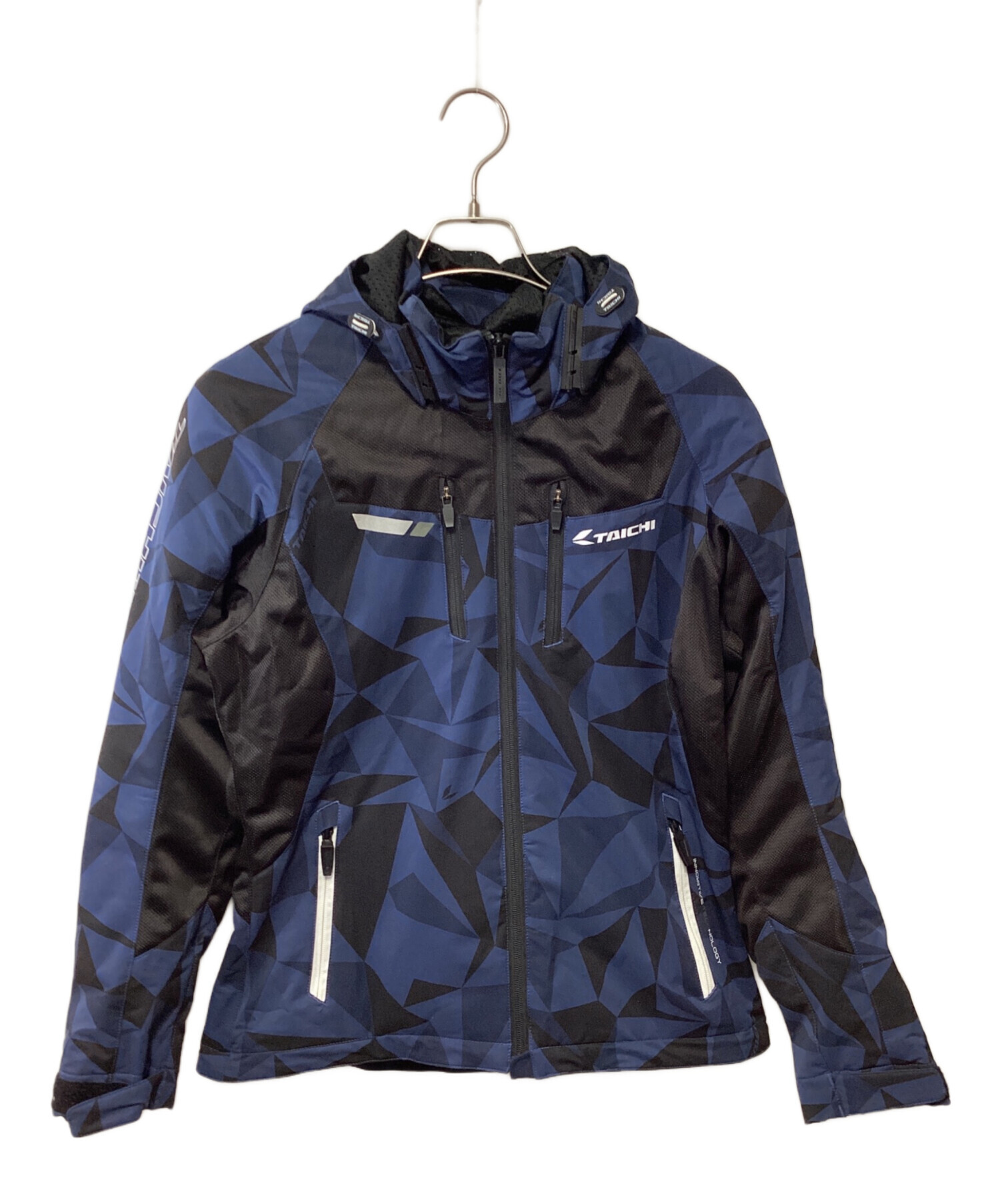 中古・古着通販】TAICHI (タイチ) エアーパーカ ブルー×ブラック