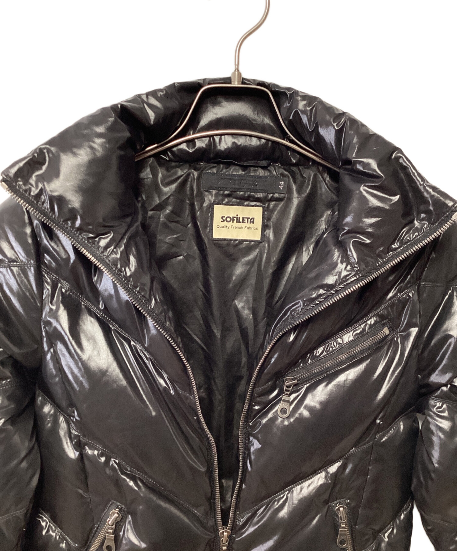 中古・古着通販】FUGA (フーガ) ダウンジャケット ブラック サイズ:44