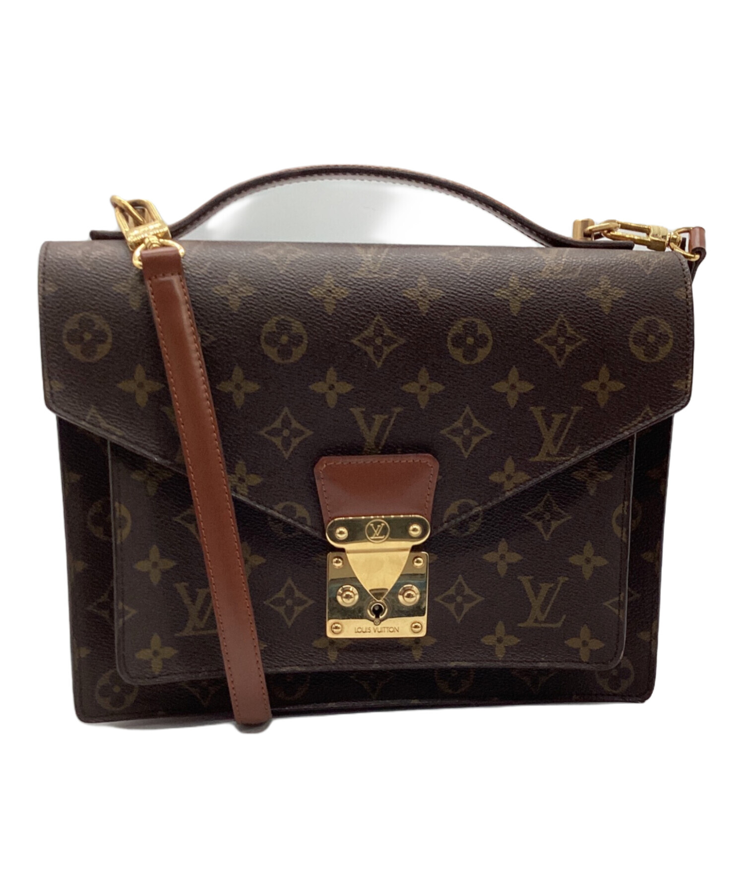 施*英様 【ジャンク】　Louis Vuitton モンソー 中古・古着通販】LOUIS VUITTON (ルイ ヴィトン) モンソー ブラウン
