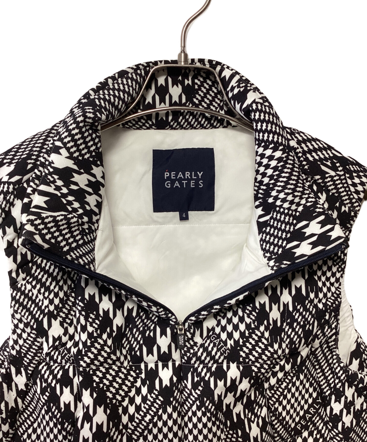 中古・古着通販】PEARLY GATES (パーリーゲイツ) 中綿ベスト ブラック 