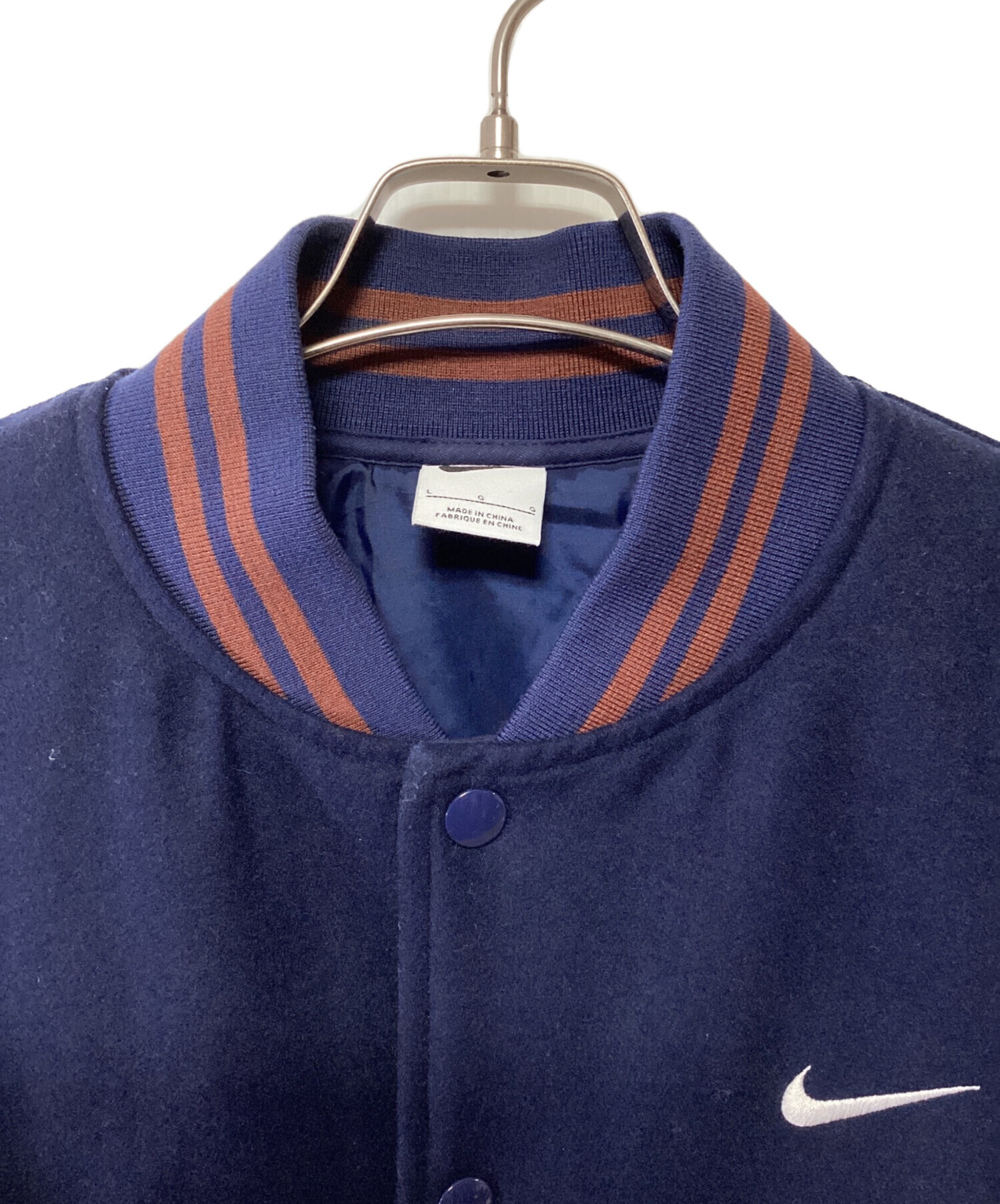 中古・古着通販】NIKE (ナイキ) ブルゾン ネイビー サイズ:L｜ブランド