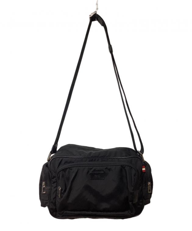 中古・古着通販】BALLY (バリー) ナイロンショルダーバッグ ブラック