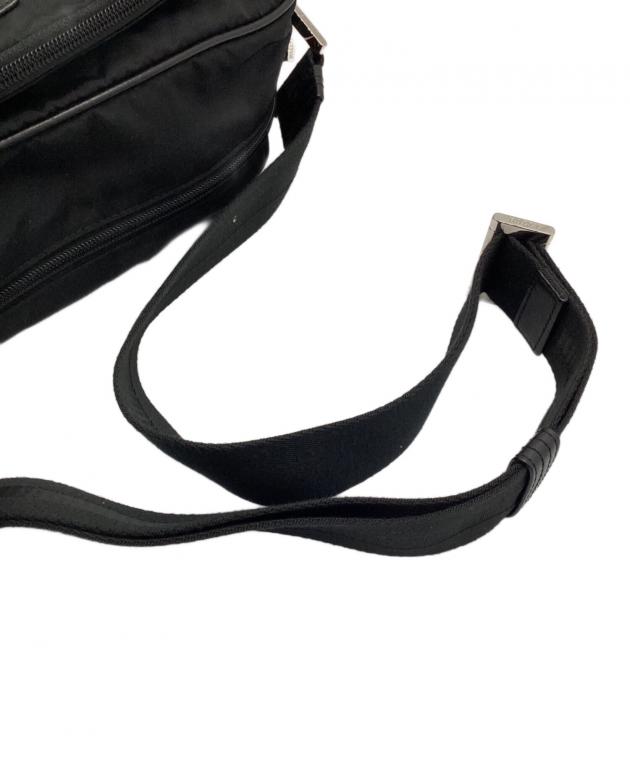 中古・古着通販】BALLY (バリー) ナイロンショルダーバッグ ブラック
