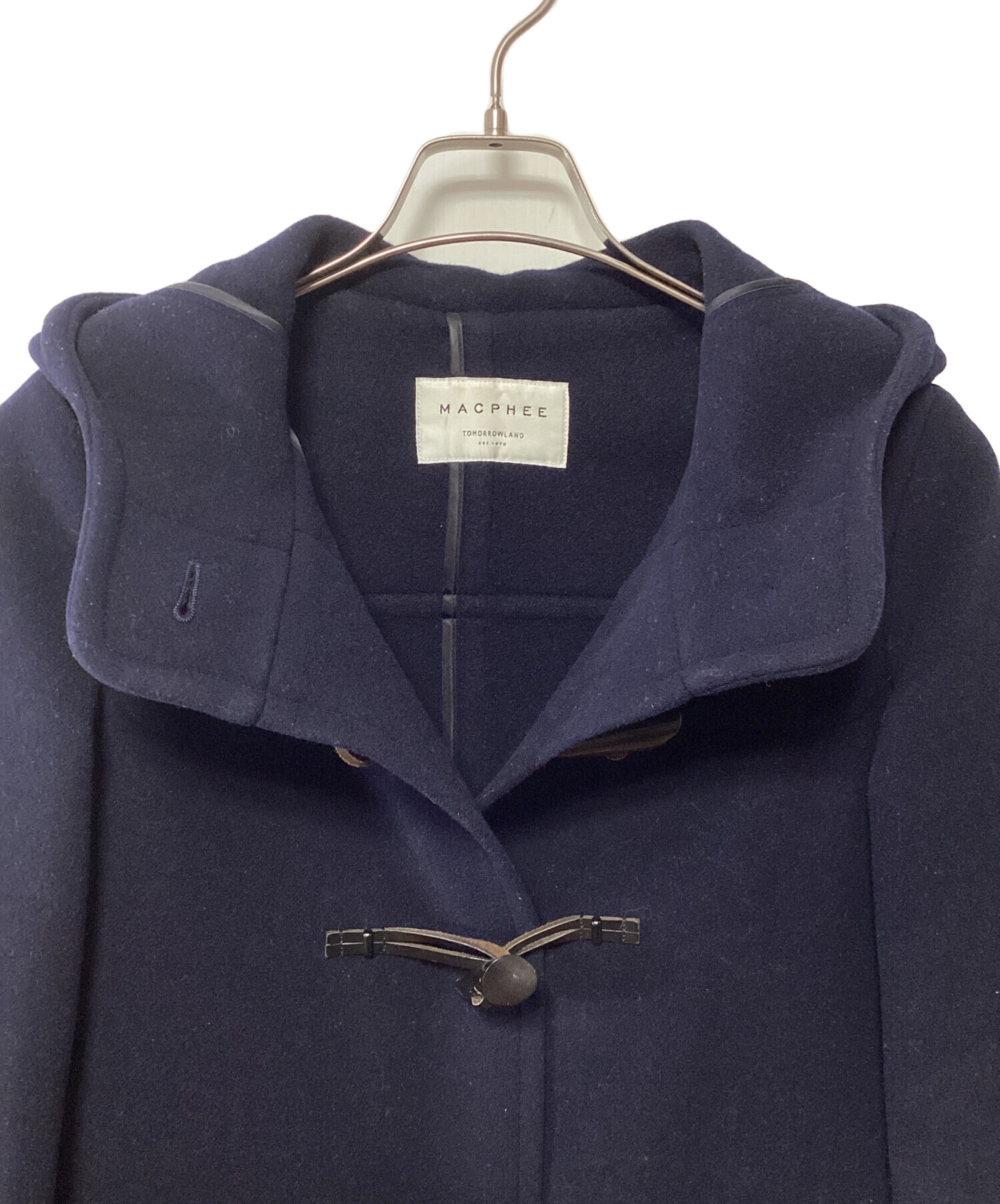 中古・古着通販】MACPHEE (マカフィー) ダッフルコート ネイビー