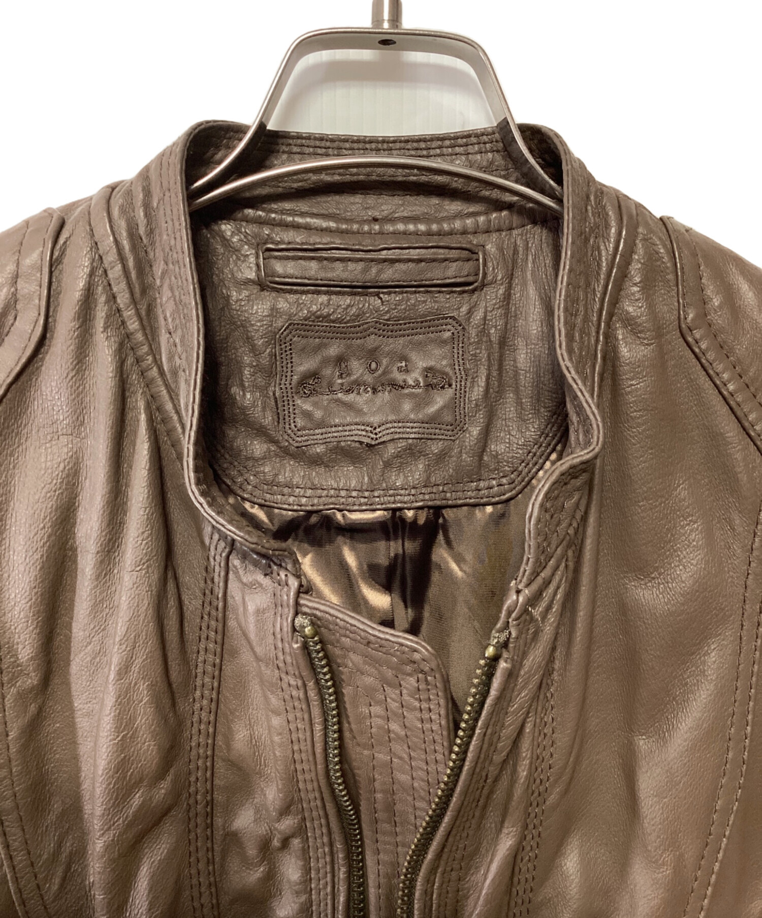 中古・古着通販】goa (ゴア) レザージャケット ブラウン サイズ:1