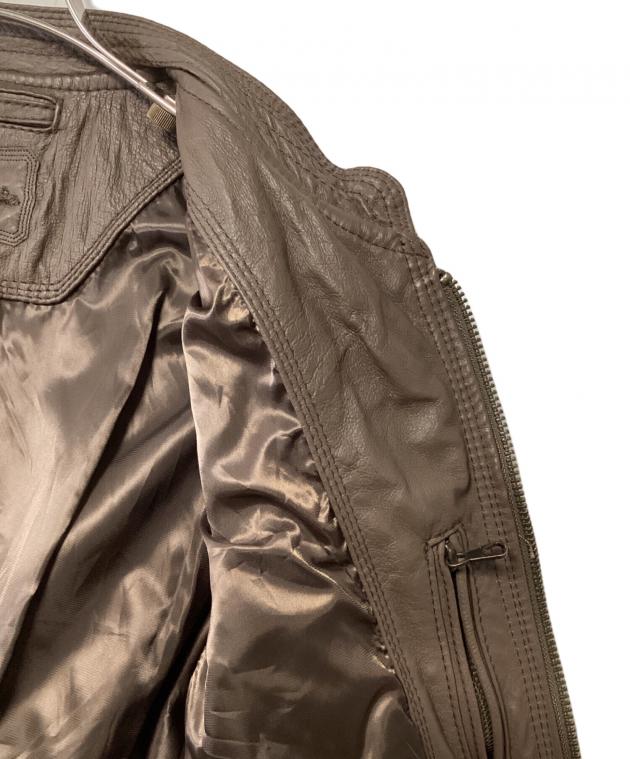 中古・古着通販】goa (ゴア) レザージャケット ブラウン サイズ:1