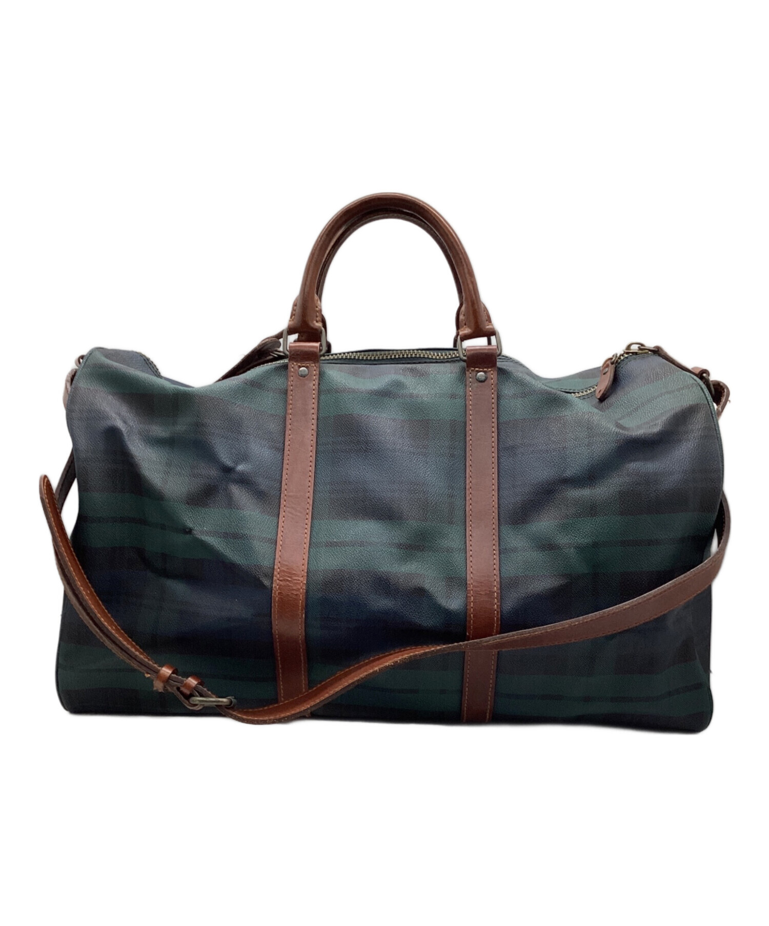 Ralph Lauren ボストンバッグ ネイビー・グリーン 中古・古着通販】POLO RALPH LAUREN (ポロ・ラルフローレン) 2WAY