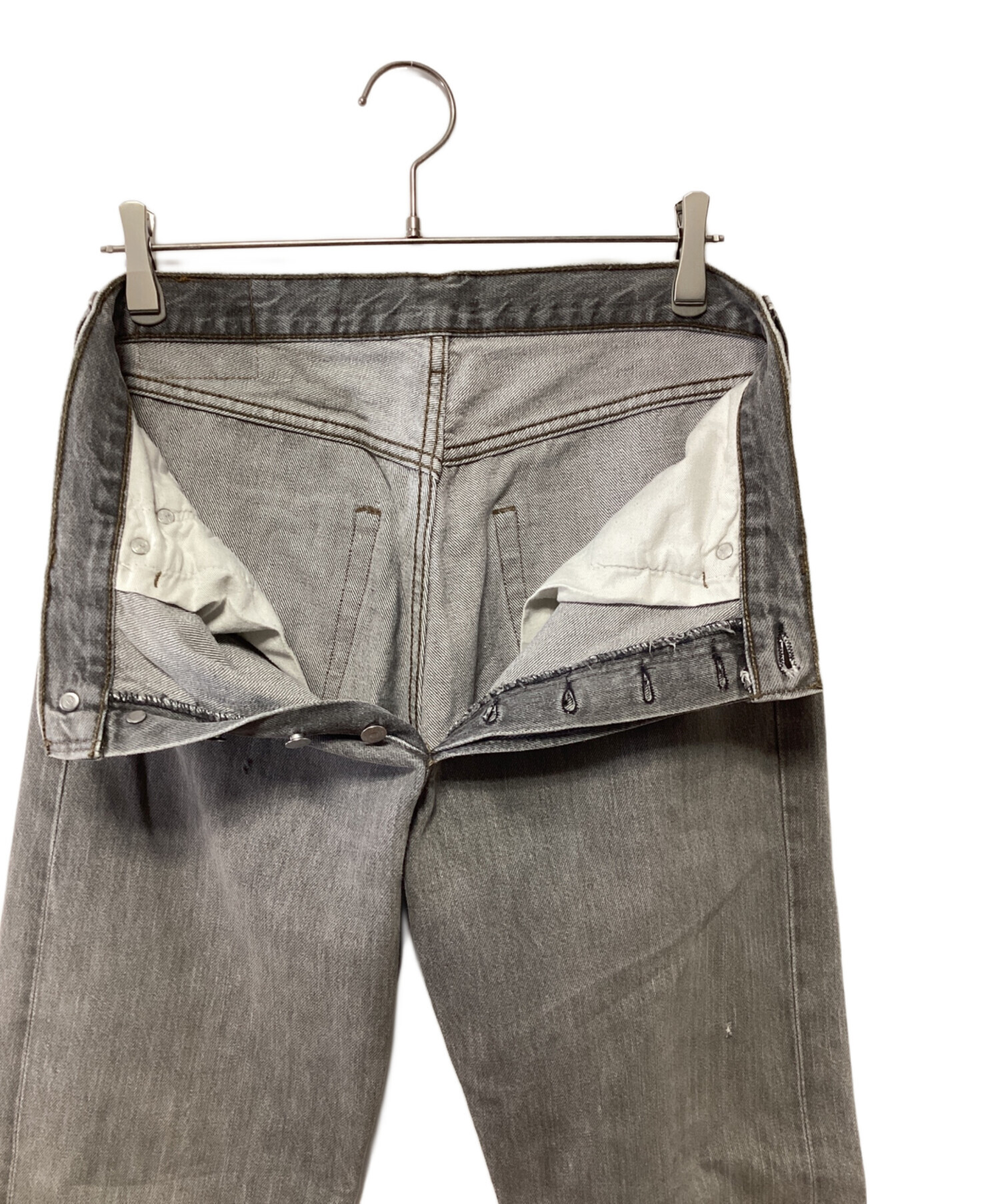 中古・古着通販】LEVI'S (リーバイス) デニムパンツ ブラック サイズ